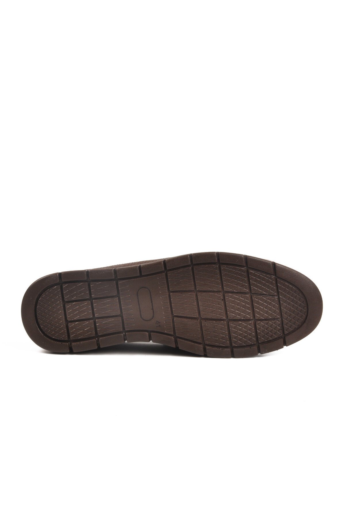 Kahve Hakiki Deri Jel Tabanlı Erkek Günlük Ayakkabı 007 M