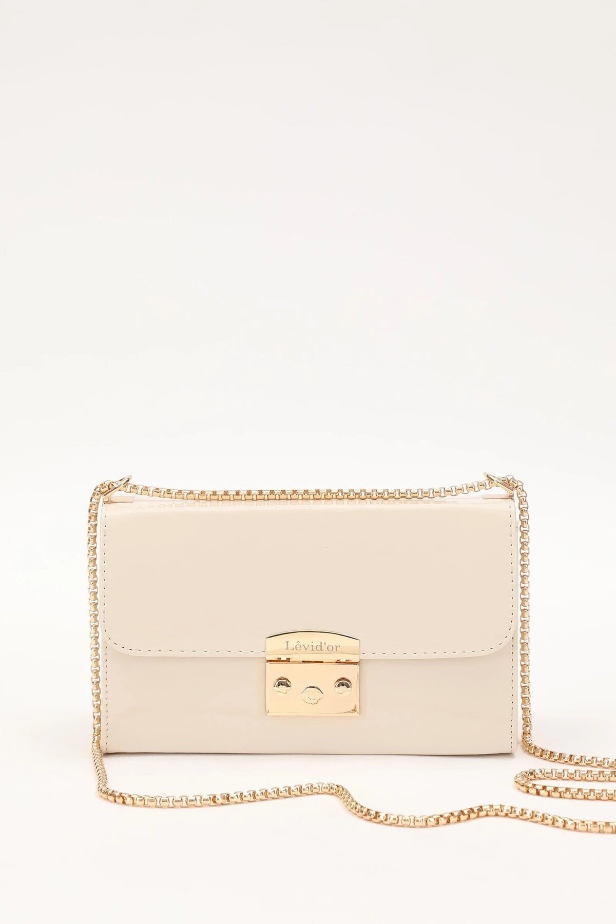 Levidor Krem Rugan Kadın Omuz Çantası 930182 Çanta