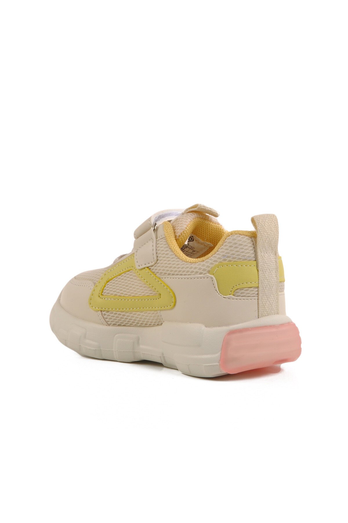 Krem Hafif Cırtlı Bebek Spor Ayakkabı 1909 B