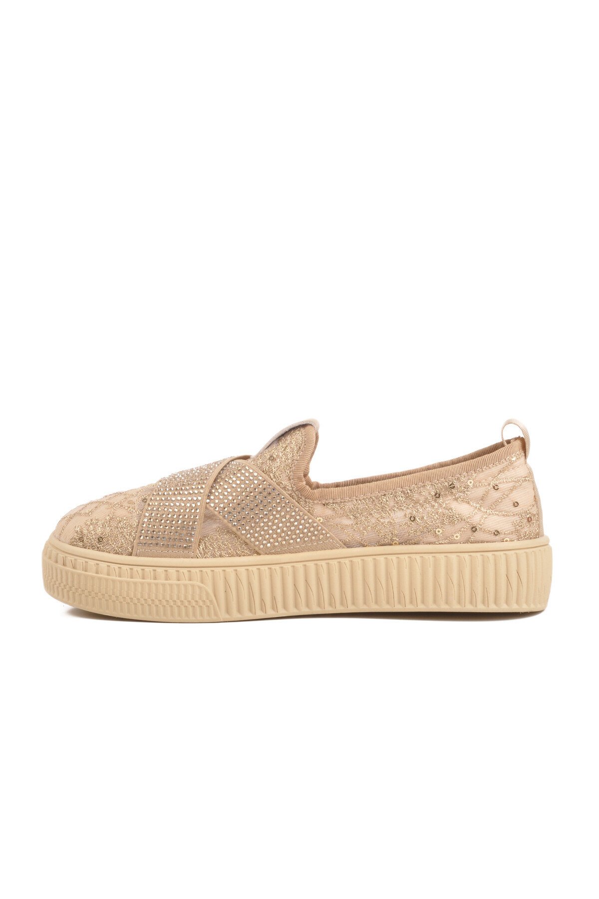 Krem Fileli Kadın Günlük Ayakkabı B235 Z