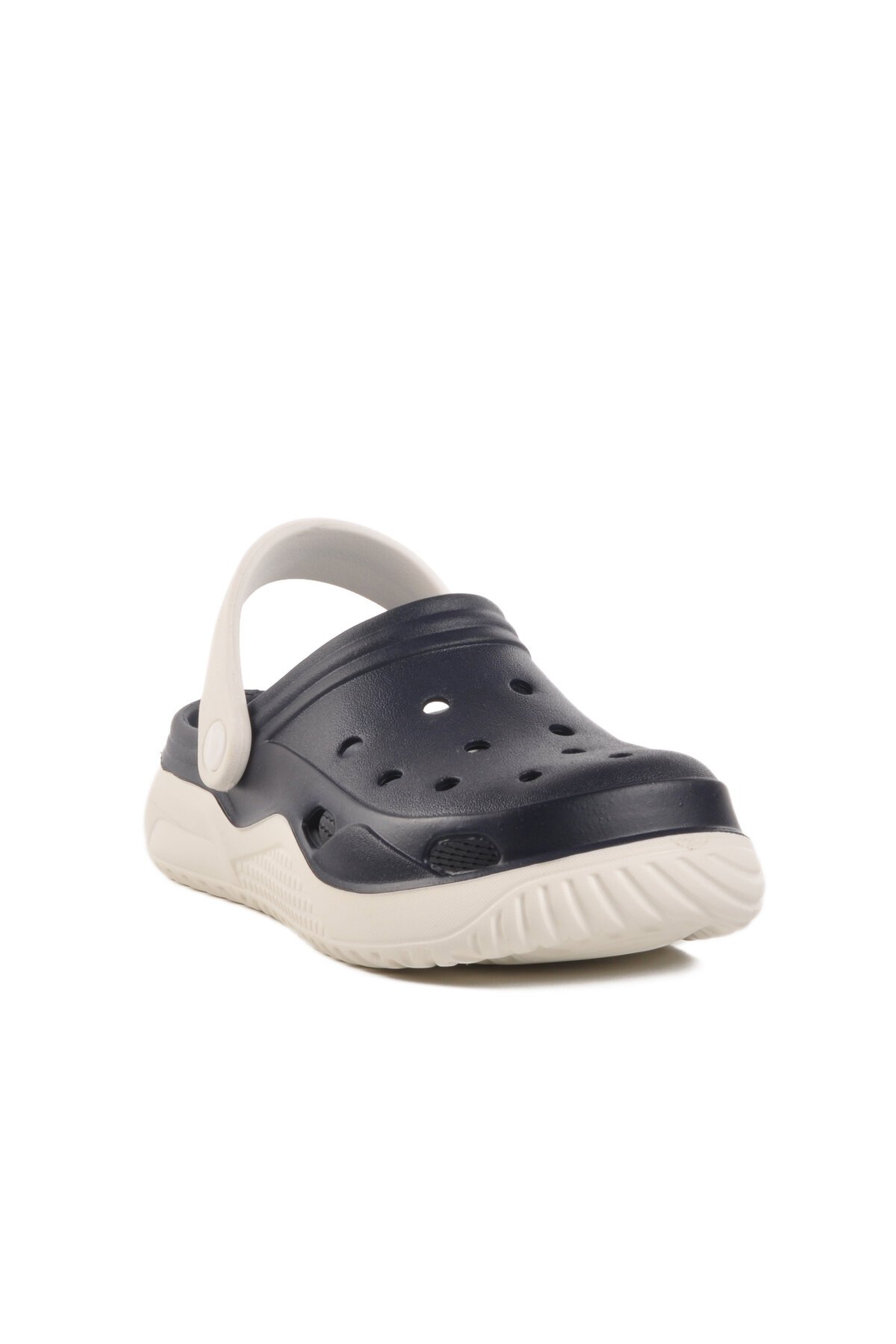 Lacivert Hafif Eva Taban Unisex Sabo Terlik Stella Z