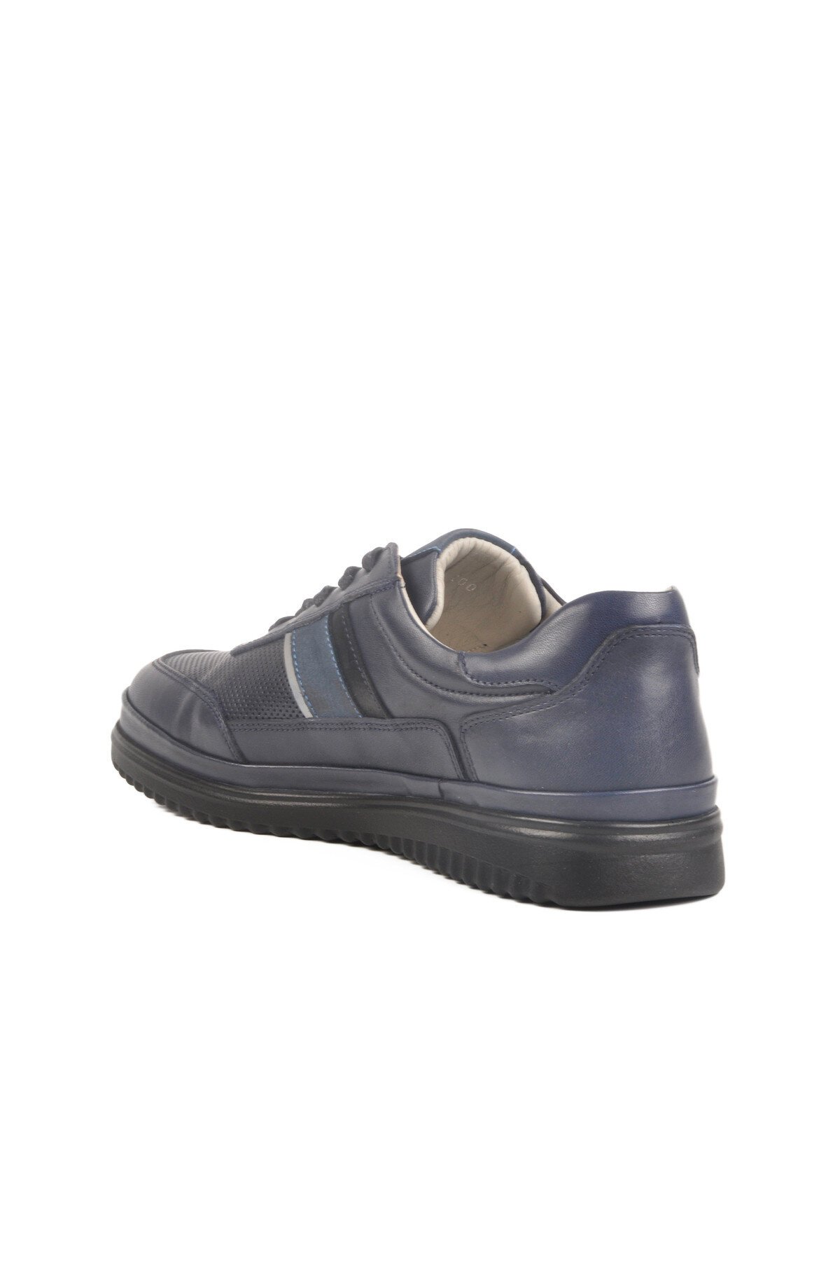 Lacivert Hakiki Deri Erkek Günlük Ayakkabı Lion LO2072-C200 M