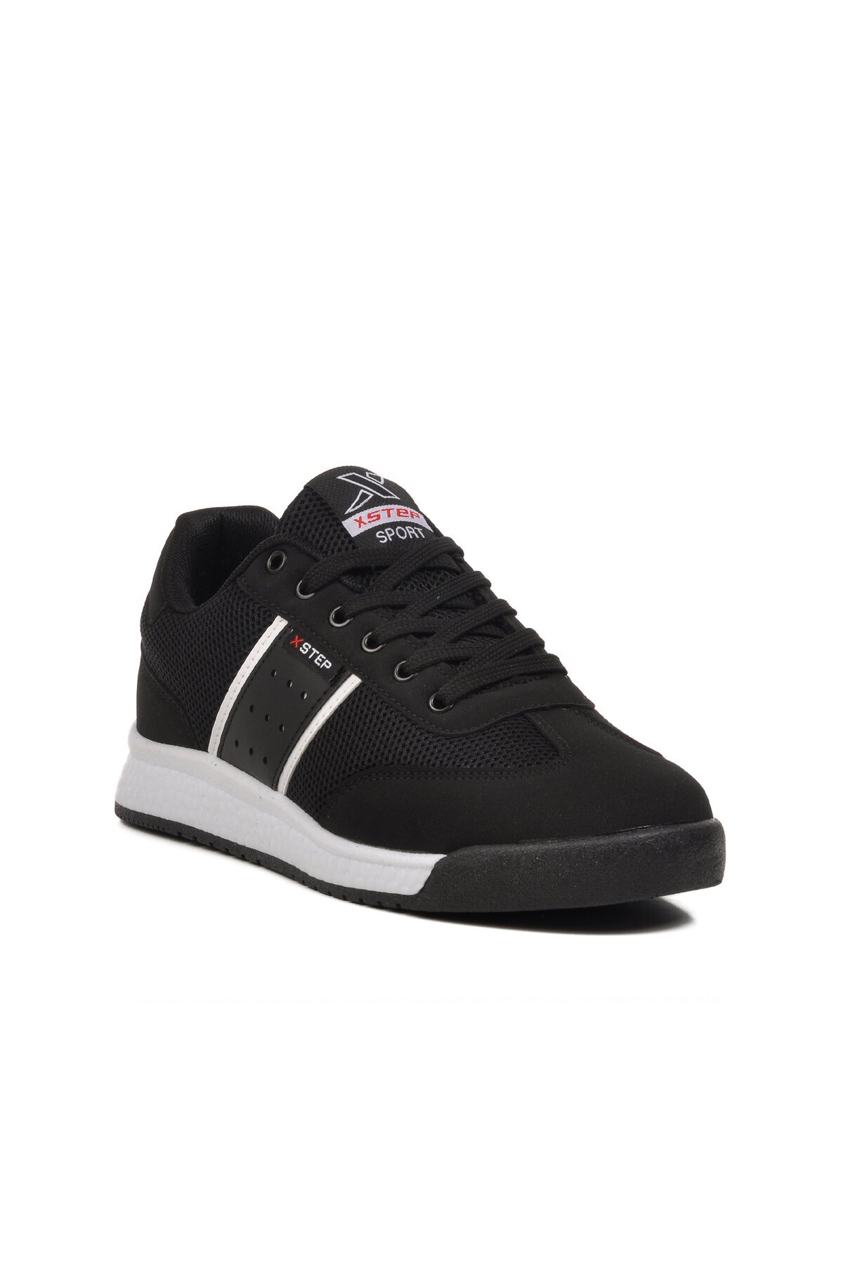 Siyah-Beyaz Fileli Kadın Spor Ayakkabı 2026 G