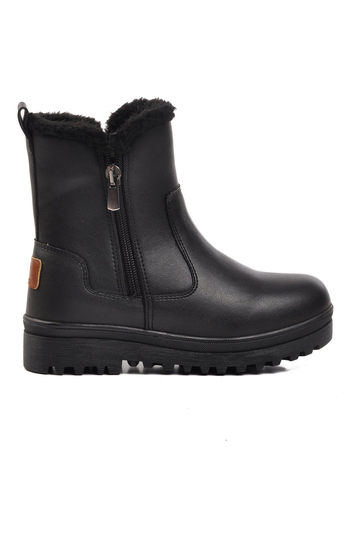 Siyah Fermuarlı Çocuk Bot 23003 F