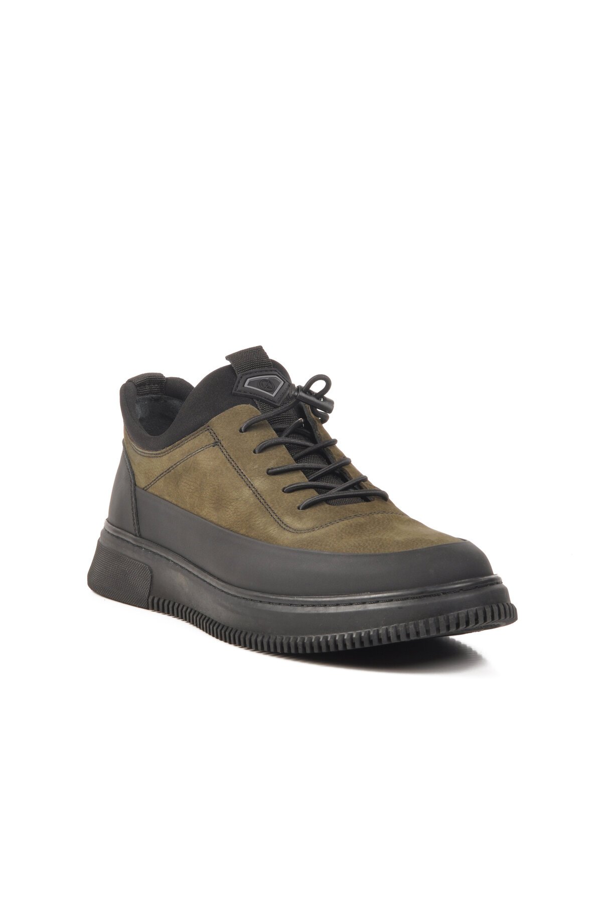 Siyah-Haki Hakiki Deri Erkek Sneaker 4K9824-2297 M