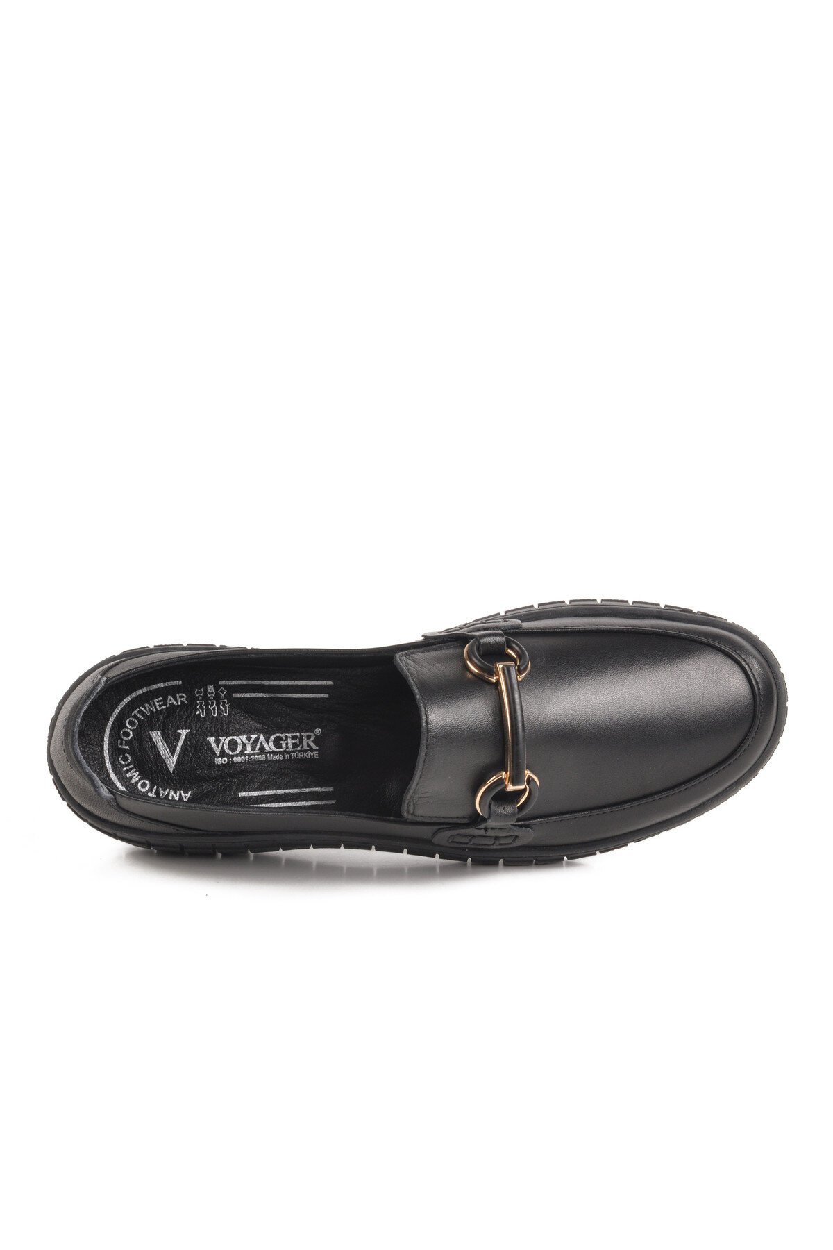 Voyager Siyah Hafif Hakiki Deri Kadın Günlük Ayakkabı Z078 Z