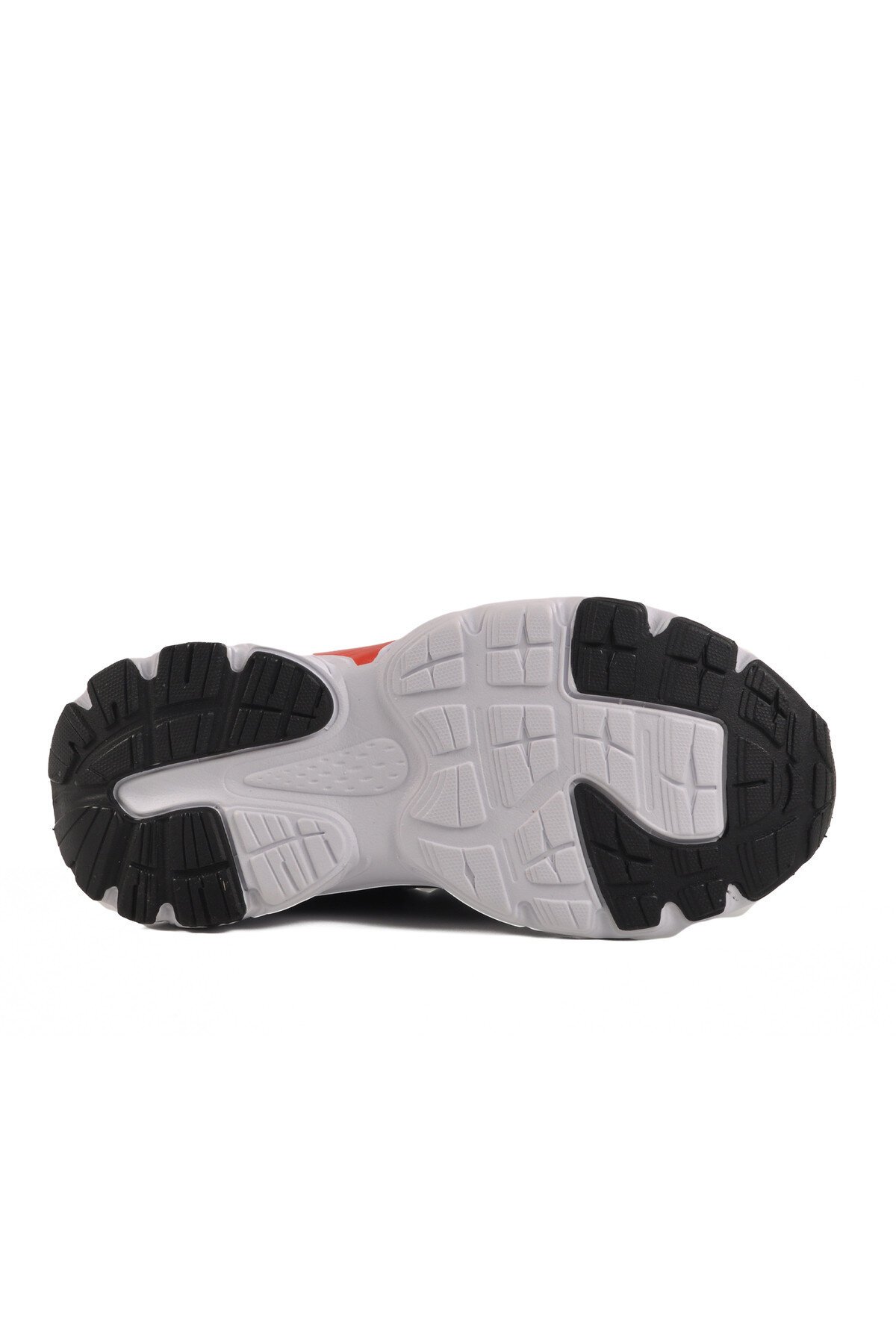 Siyah-Kırmızı Cırtlı Çocuk Spor Ayakkabı 1866 F