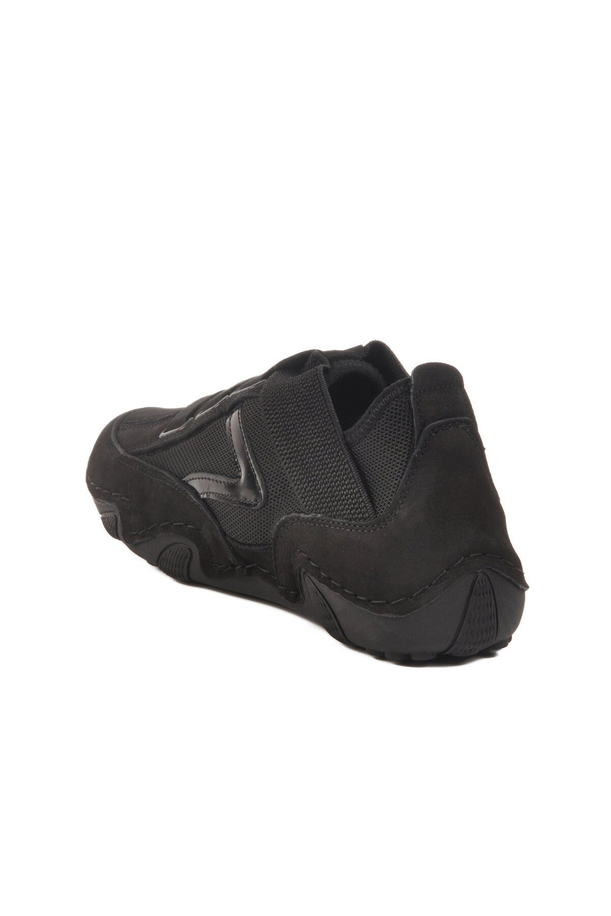 Siyah Nubuk Hakiki Deri Kadın Günlük Ayakkabı 130 Z