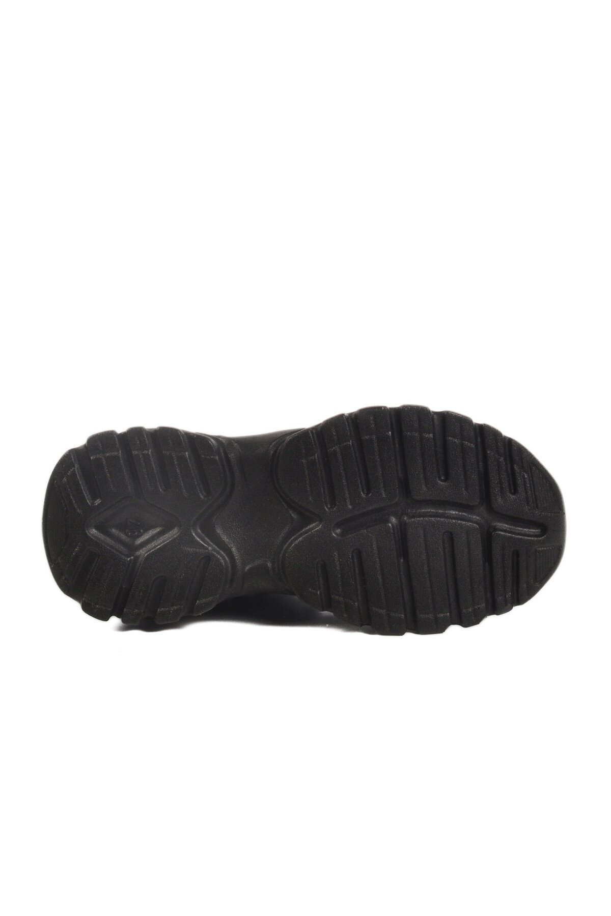 Siyah-Saks Fileli Cırtlı Çocuk Spor Ayakkabı Ruffon 2351 P