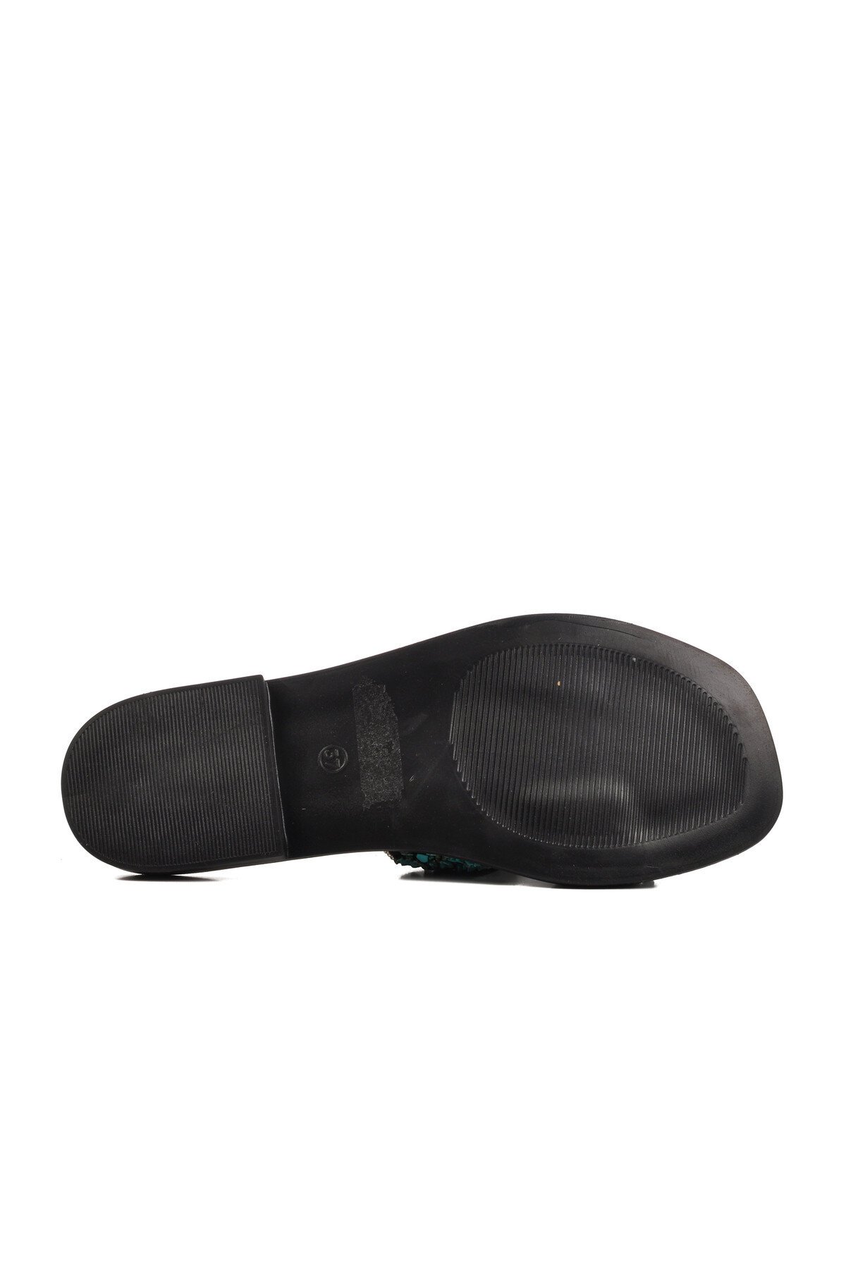Siyah Taş İşlemeli İnce Taban Hafif Kadın Terlik 246048 Z