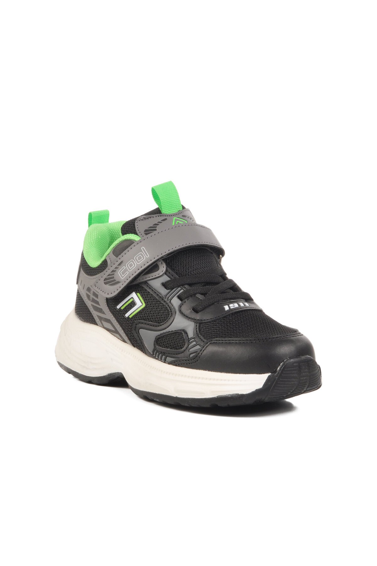 Cool Siyah Fileli Erkek Çocuk Spor Ayakkabı Cool Dian F