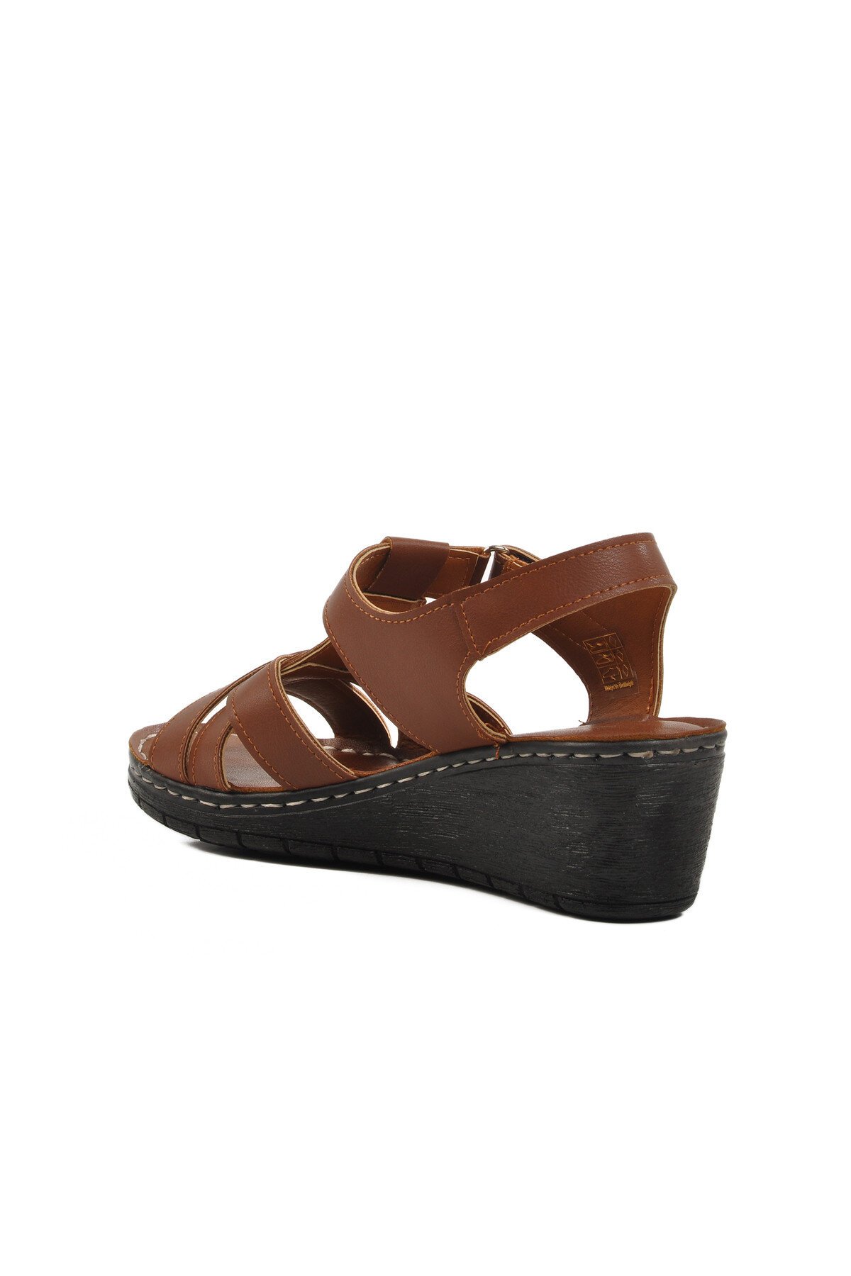 Ayakmod Taba Hafif Kadın Sandalet DAR KALIP