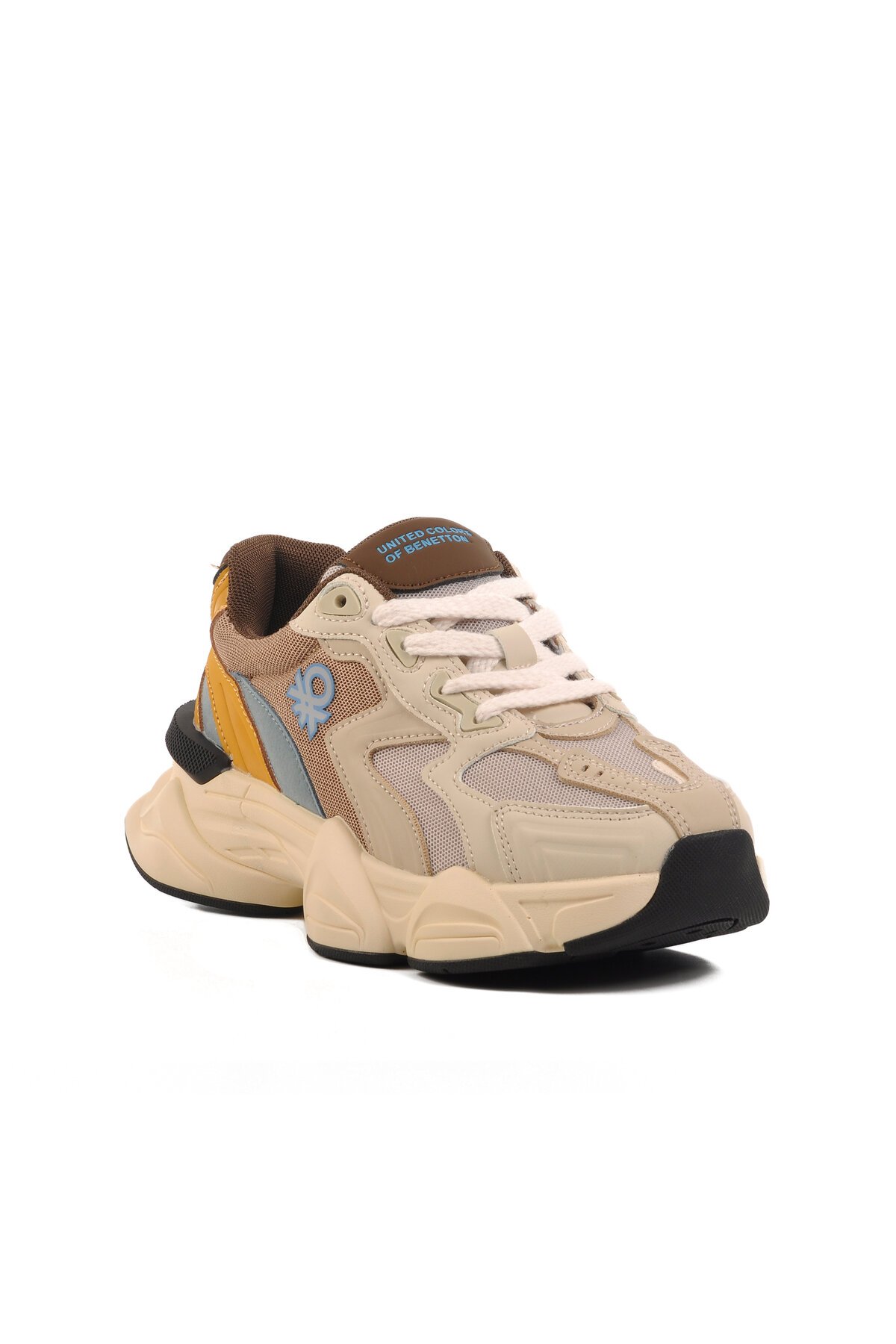 Bej-Haki Poliüretan Kadın Spor Ayakkabı BN-11121 G