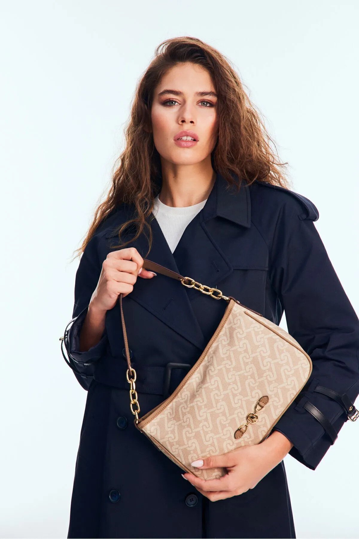 Bej  Kadın Omuz Çantası US24507 Çanta