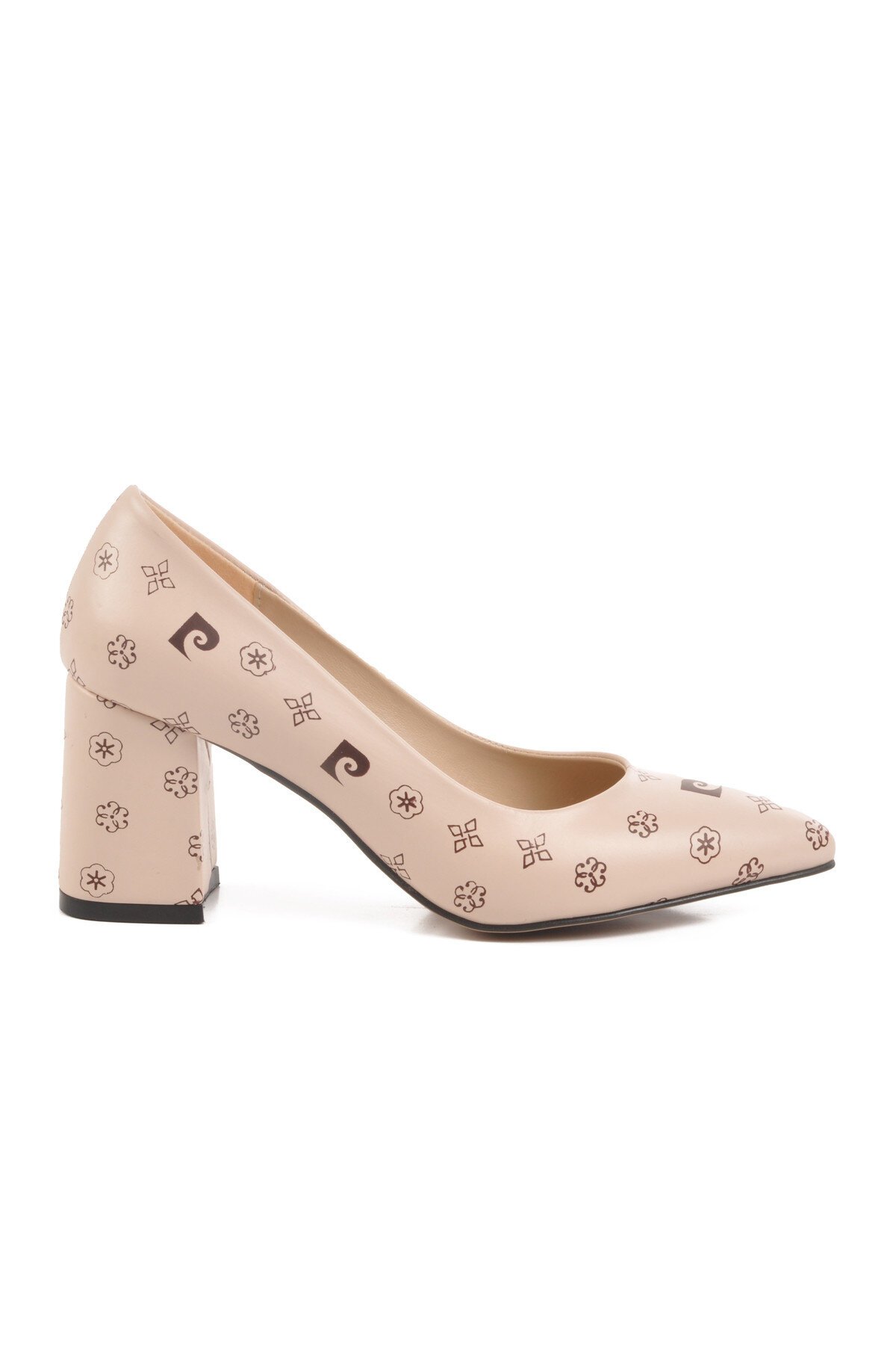 Bej-Kahve Kadın Topuklu Ayakkabı 50176 Z