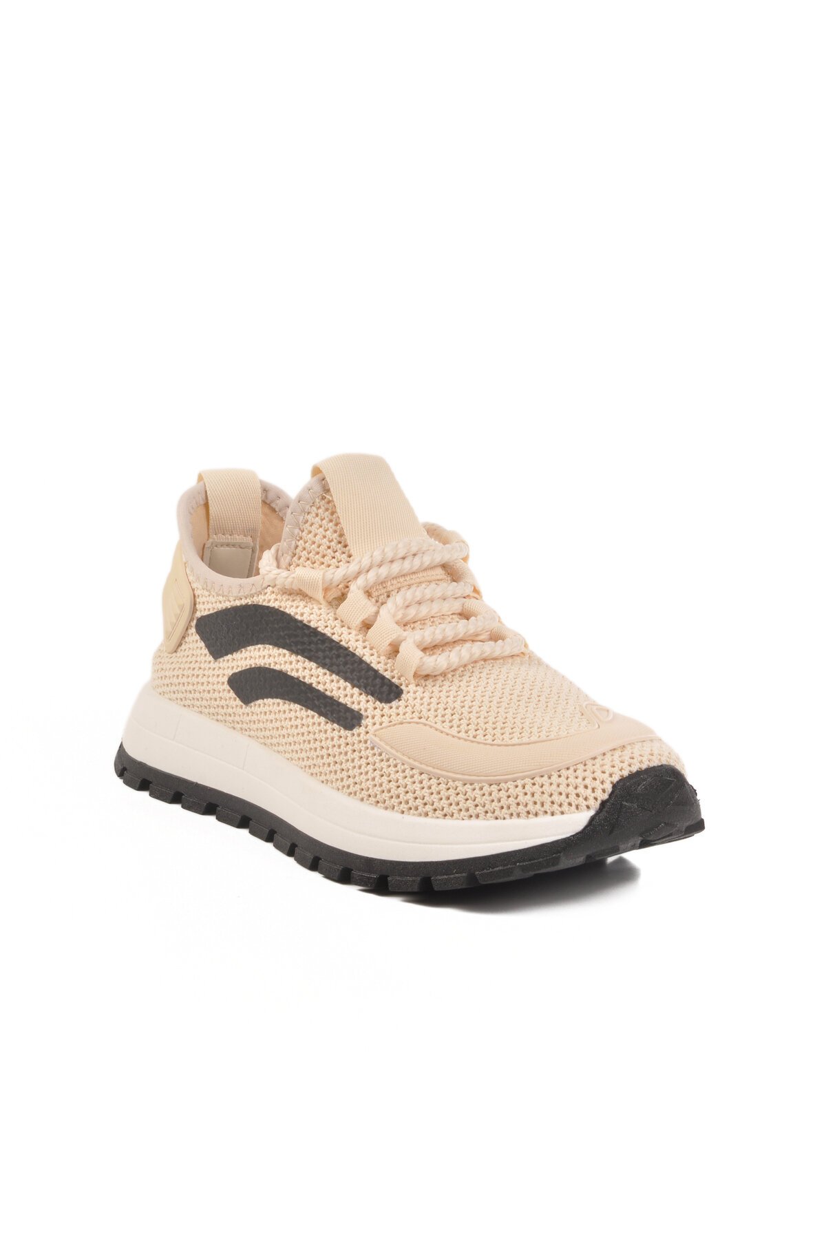 Bej-Siyah Fileli Memory Foarm Erkek Spor Ayakkabı Nepal M