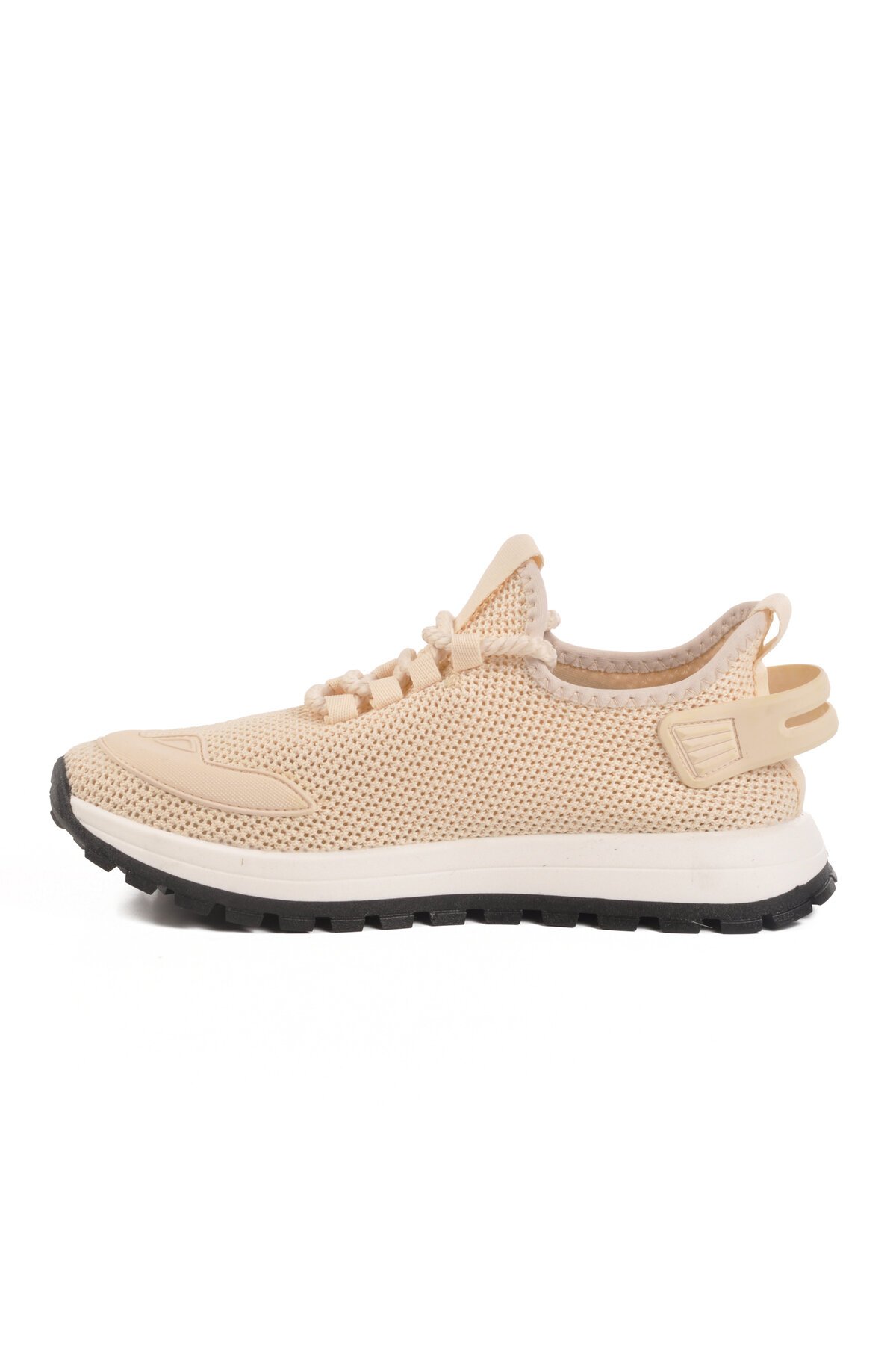 Bej-Siyah Fileli Memory Foarm Erkek Spor Ayakkabı Nepal M