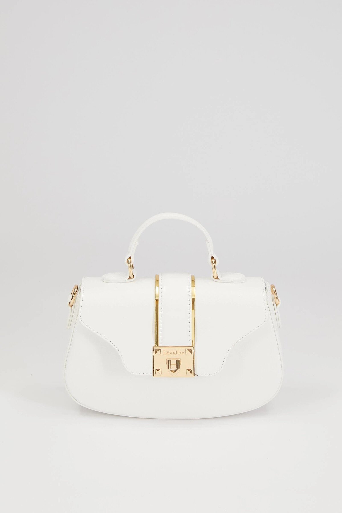 Beyaz Kadın Omuz Çantası Levidor 930214
