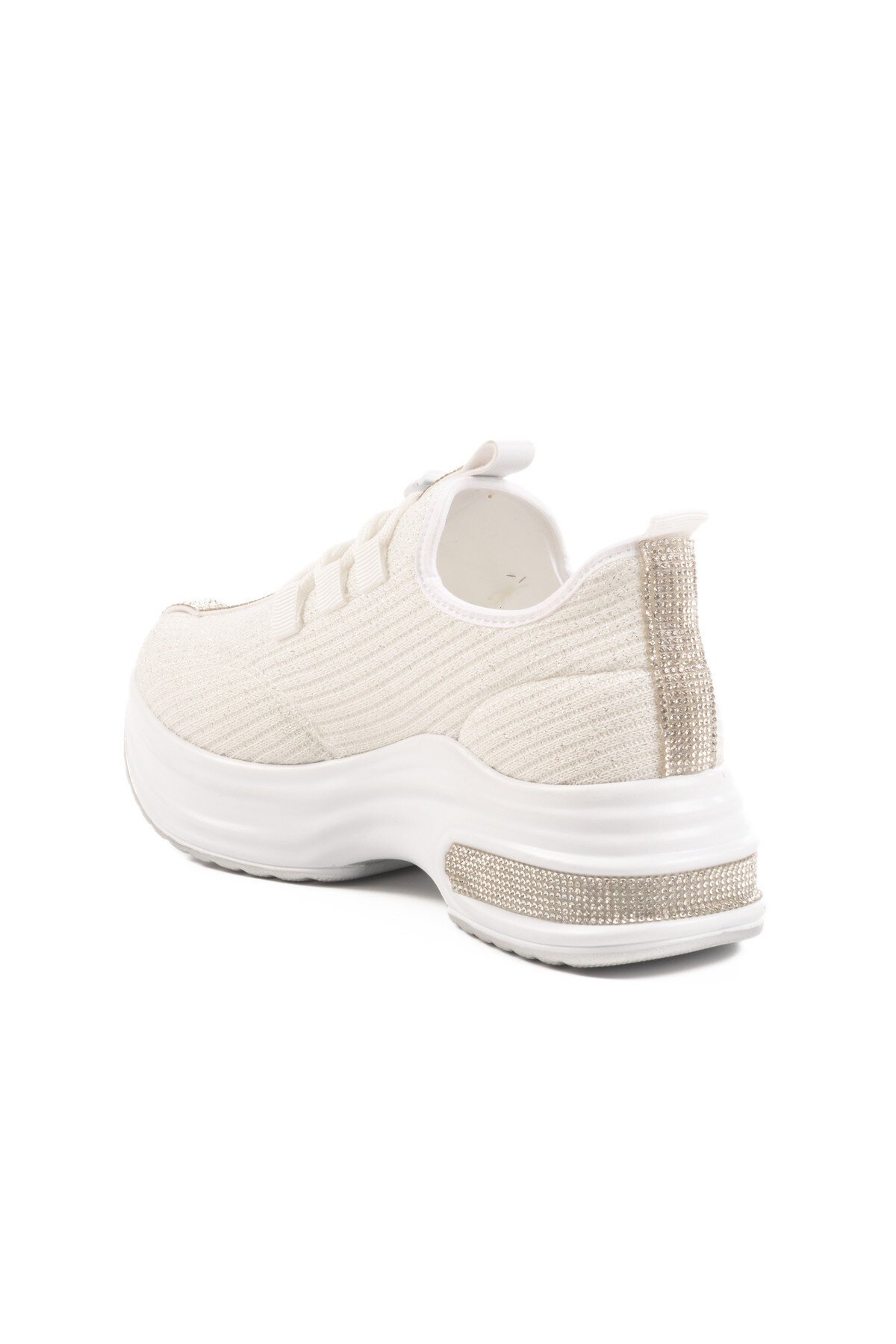 Beyaz Fileli Kadın Günlük Ayakkabı 702322 Z