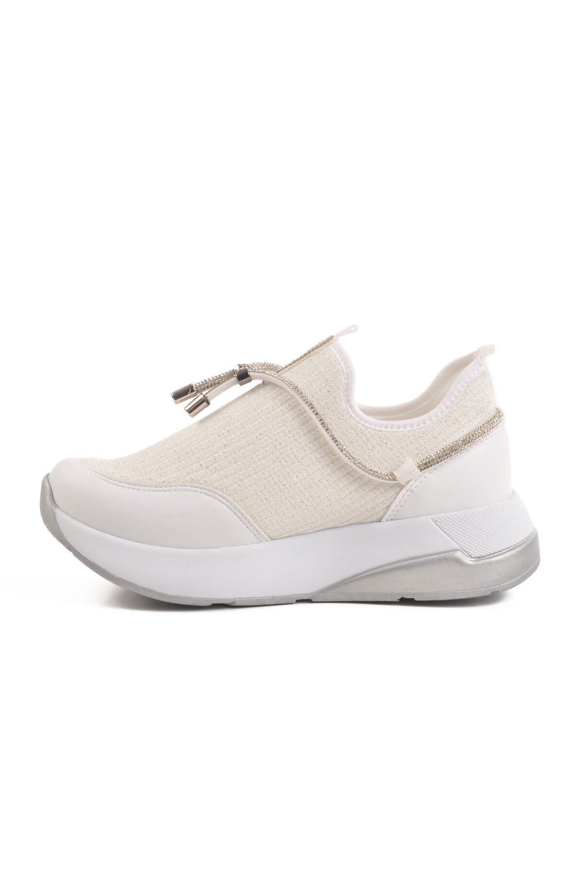Beyaz Fileli Kadın Günlük Ayakkabı 702498 Z