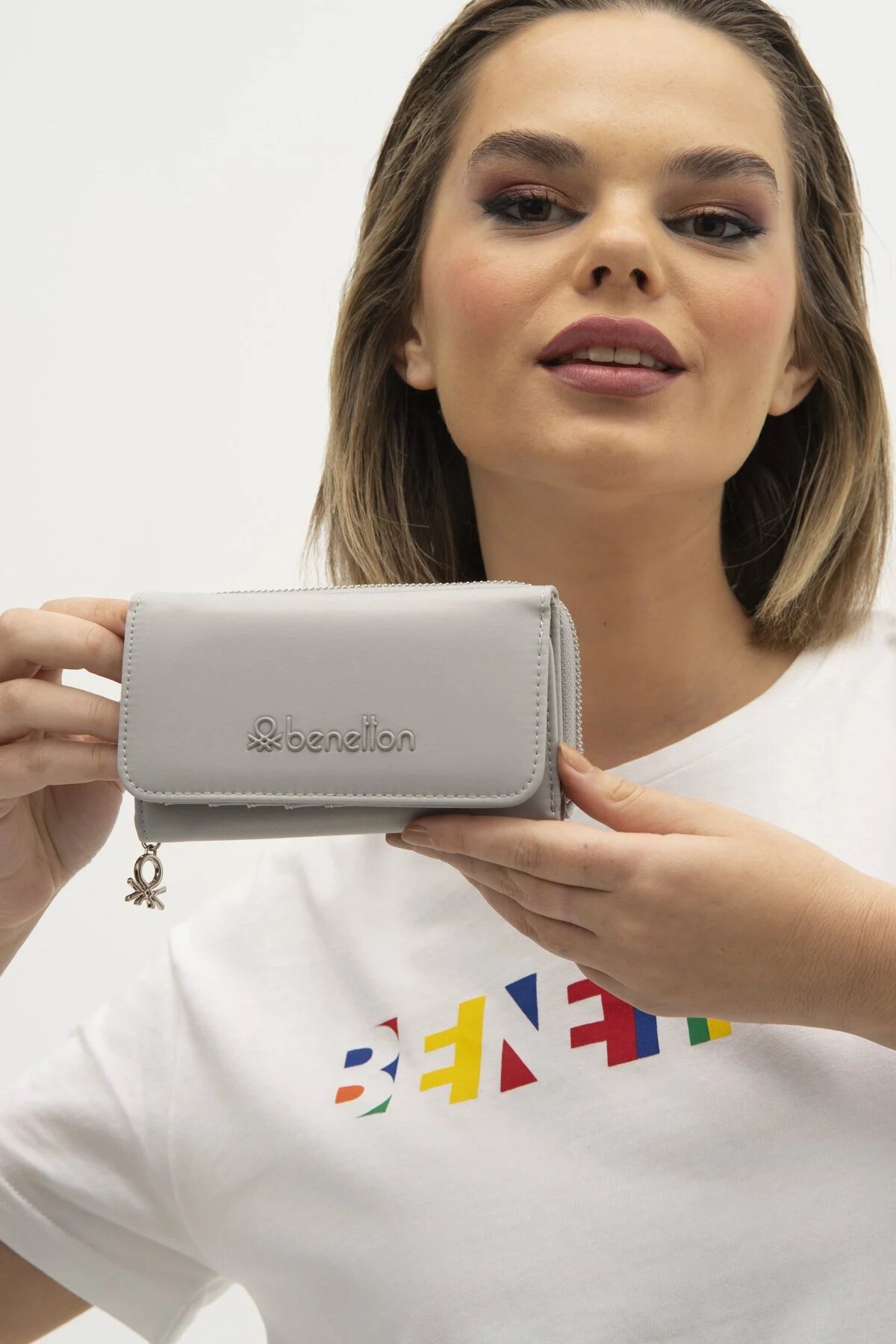 Gri  Kadın Cüzdan BNT-1210 Cüzdan