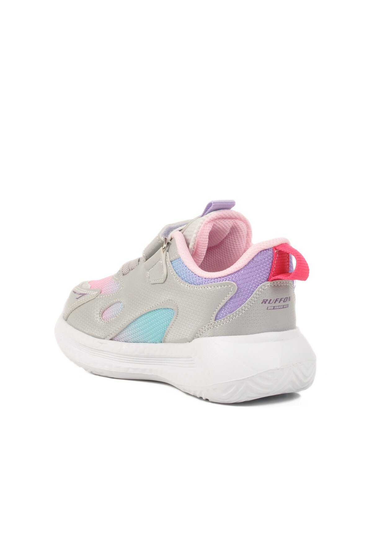 Gri-Pembe Fileli Çocuk Spor Ayakkabı 2480 P