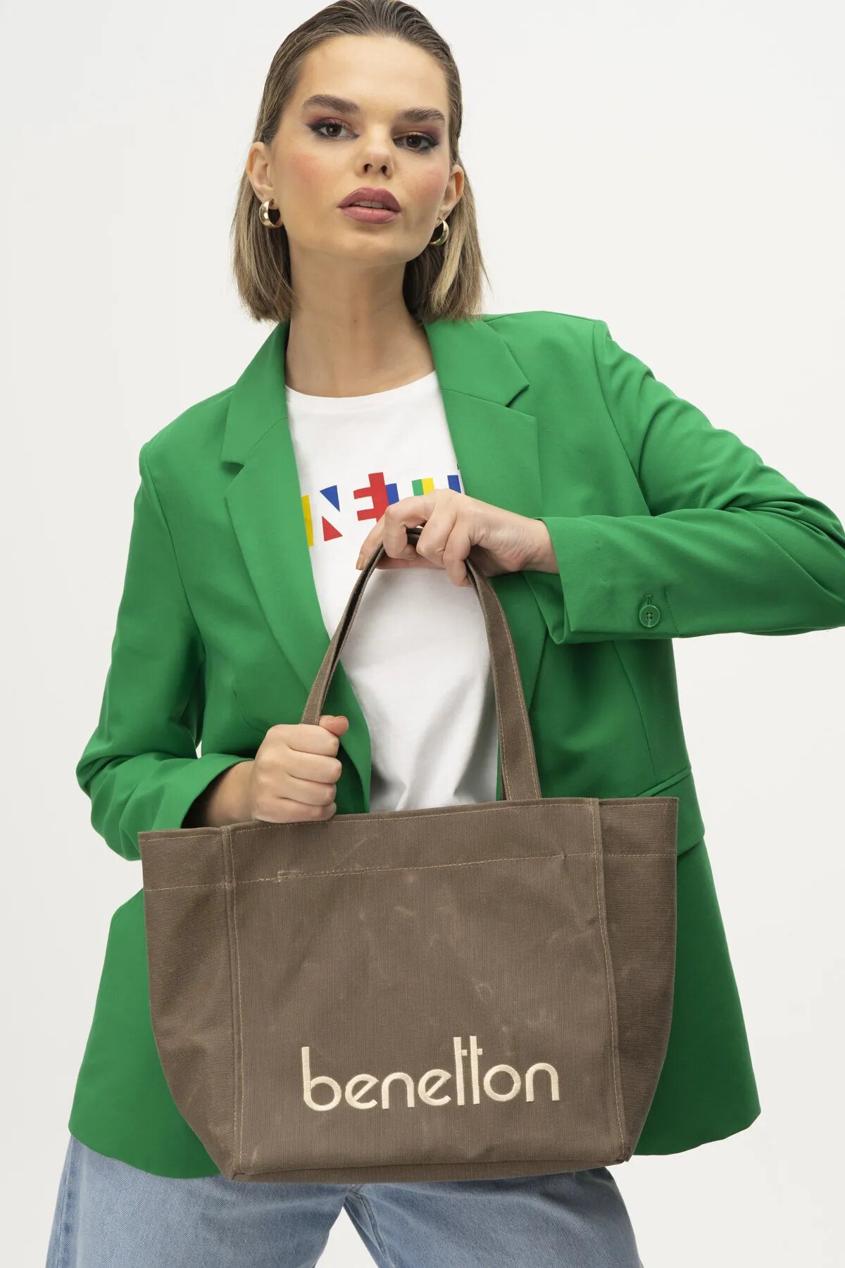 Kahve  Kadın Omuz Çantası BNT-1163 Çanta