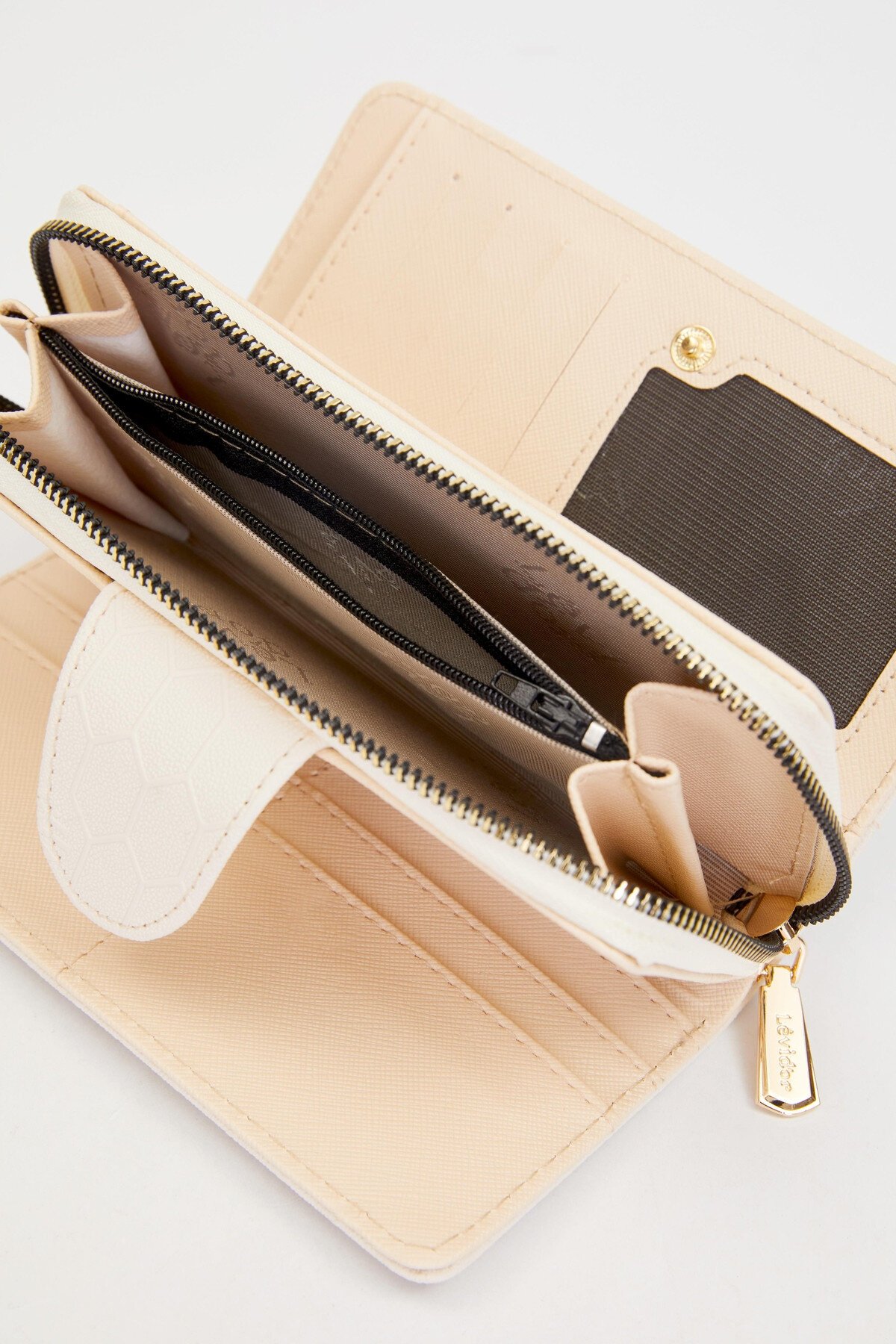 Krem Kadın Cüzdan Levidor 910039