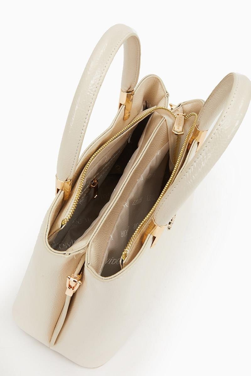 Levidor Krem  Kadın Omuz Çantası 930065 Çanta