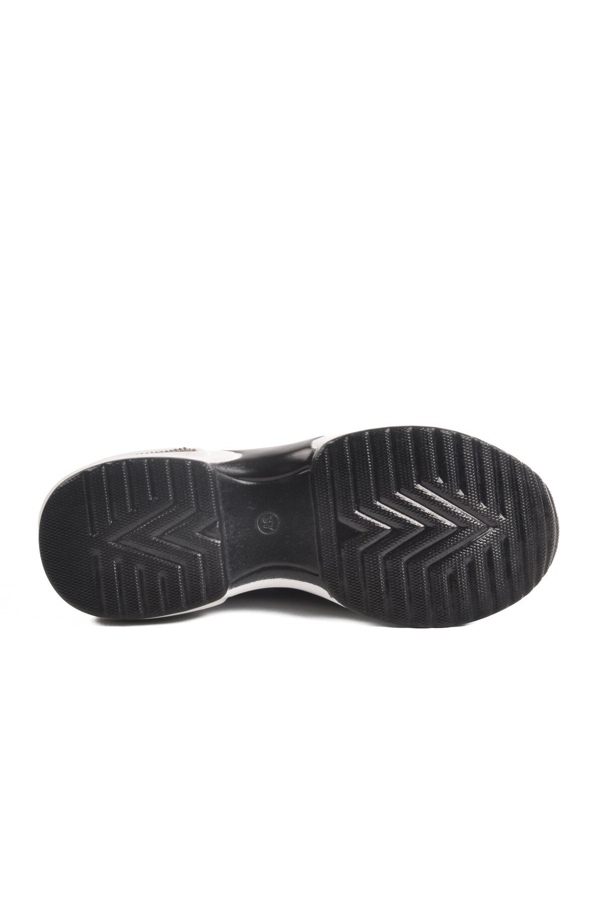 Siyah-Beyaz Fileli Kadın Günlük Ayakkabı 702307 Z