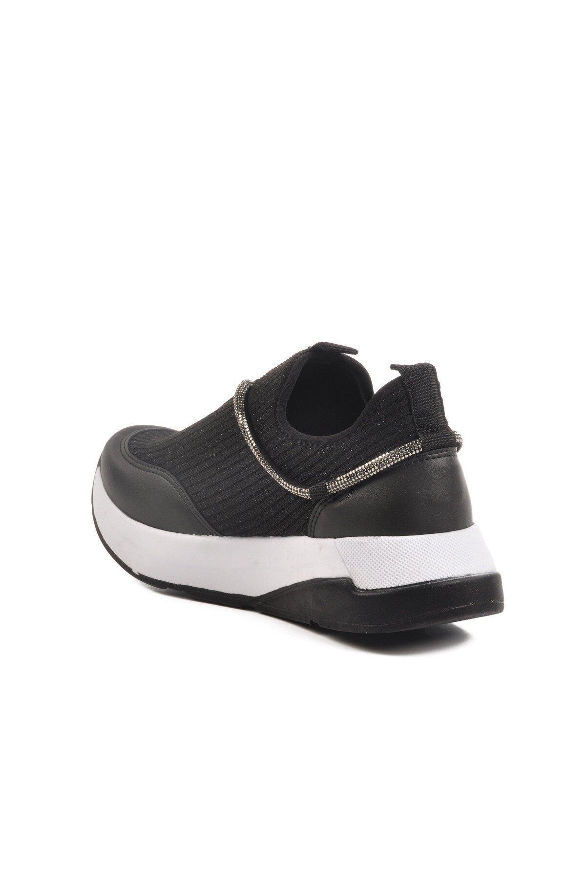 Siyah-Beyaz Fileli Kadın Günlük Ayakkabı 702498 Z