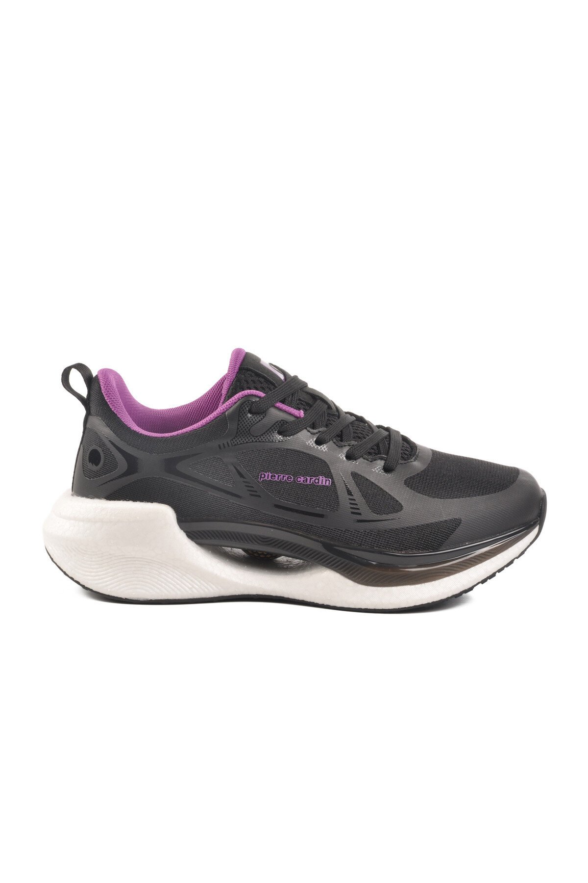 Siyah-Beyaz Hava Alabilen Hafif Esnek Spor Ayakkabı PCI-11352 G