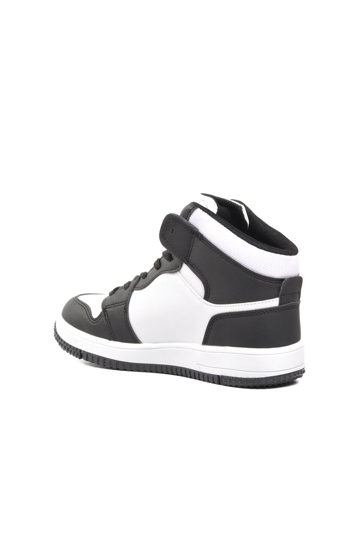 Siyah-Beyaz Unisex Hi Sneaker Haykat Uzun G