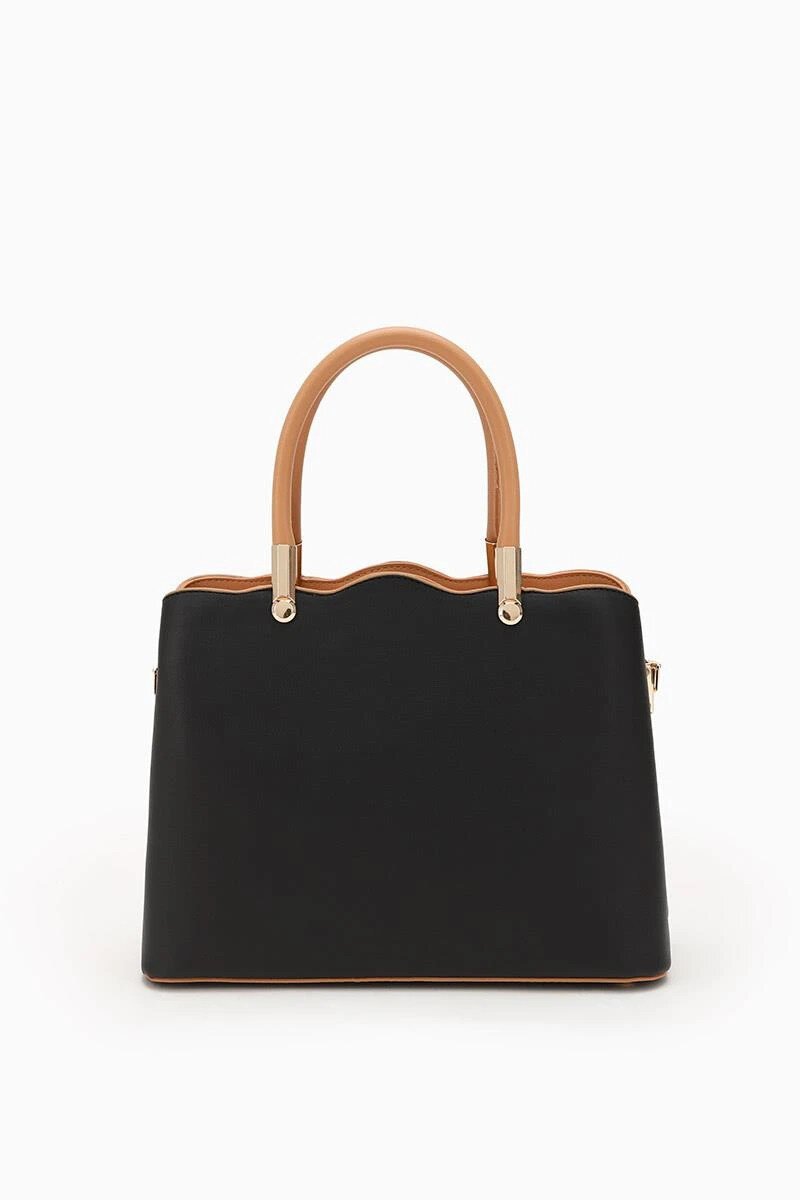 Levidor Siyah-Camel Kadın Omuz Çantası 930065