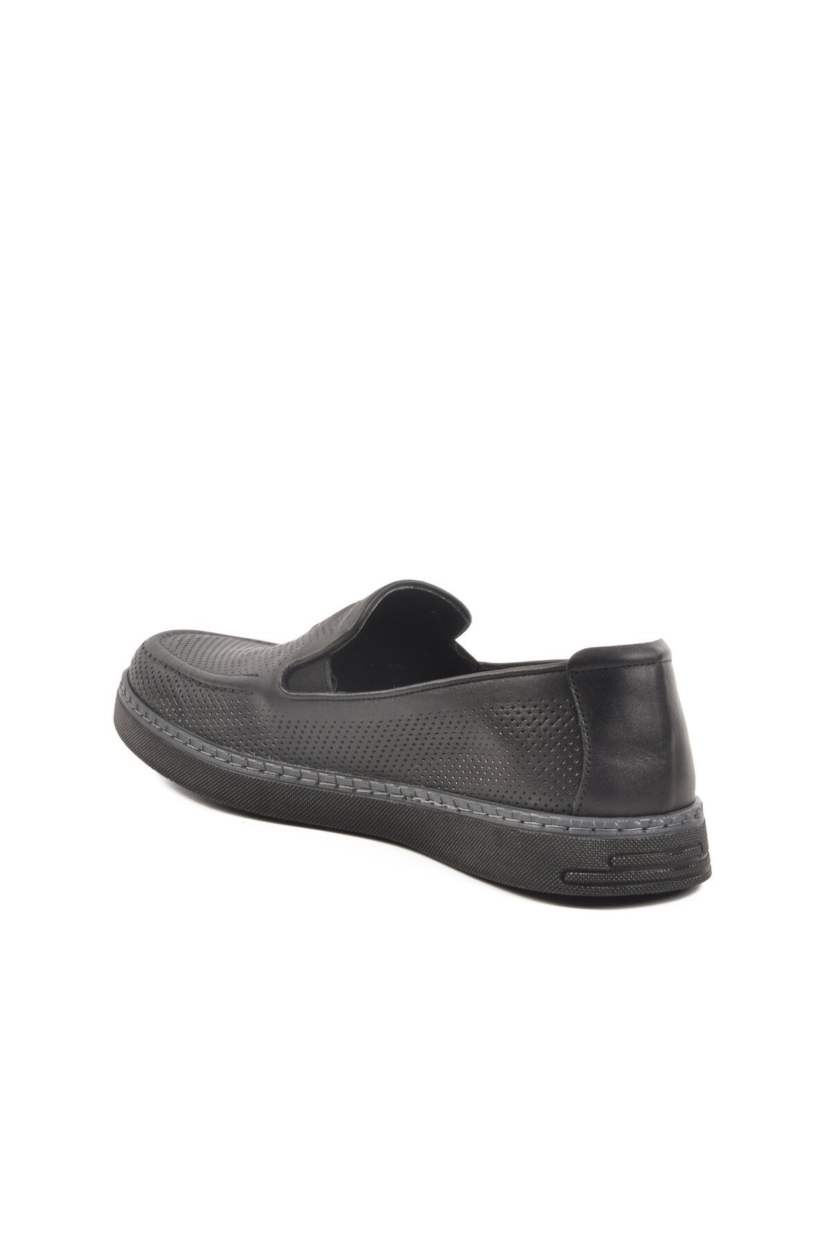 Siyah Hakiki Deri Erkek Günlük Ayakkabı C330 M