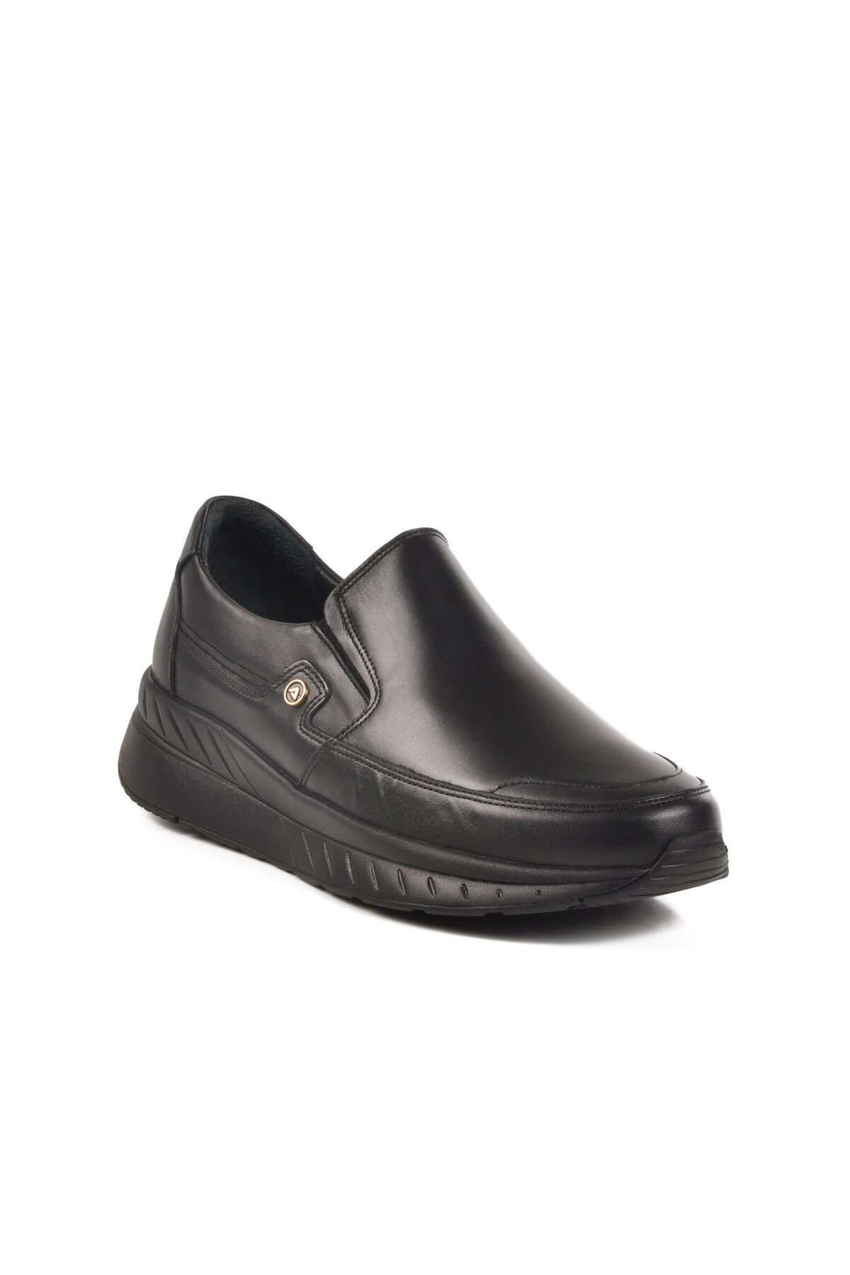 Siyah Hakiki Deri Erkek Günlük Ayakkabı C410 M