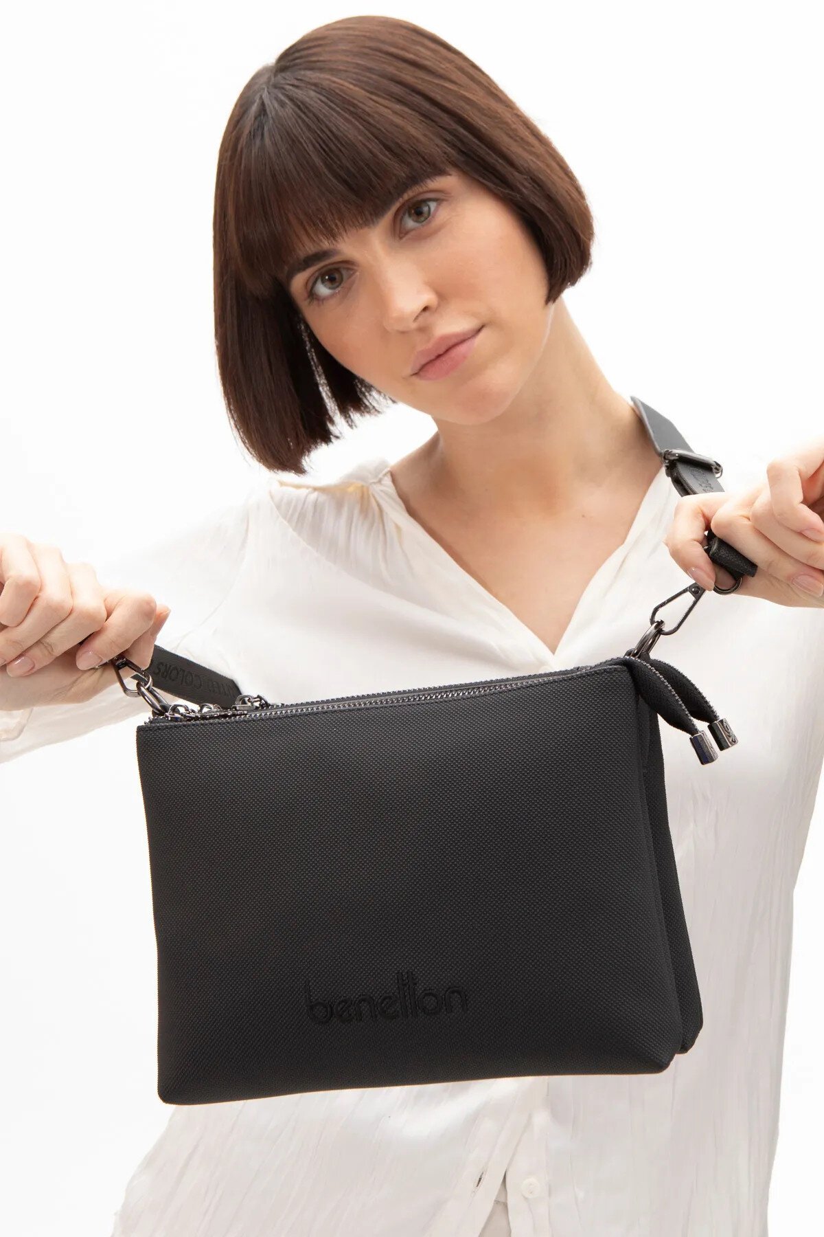 Siyah  Kadın Omuz Çantası BNT-1580 Çanta