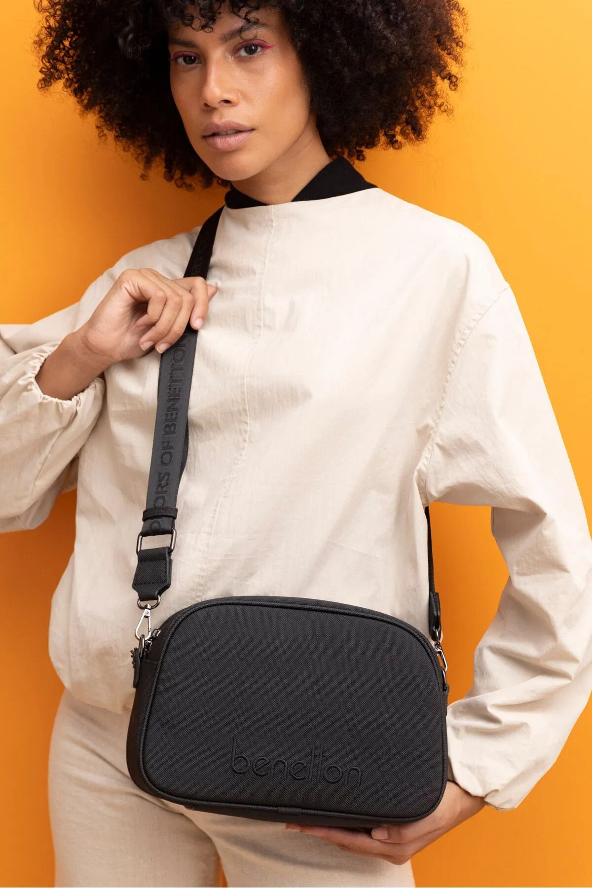 Siyah  Kadın Omuz Çantası BNT-1590 Çanta