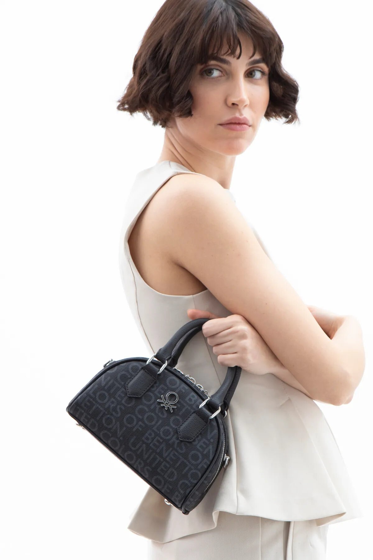 Siyah  Kadın Omuz Çantası BNT-1602 Çanta