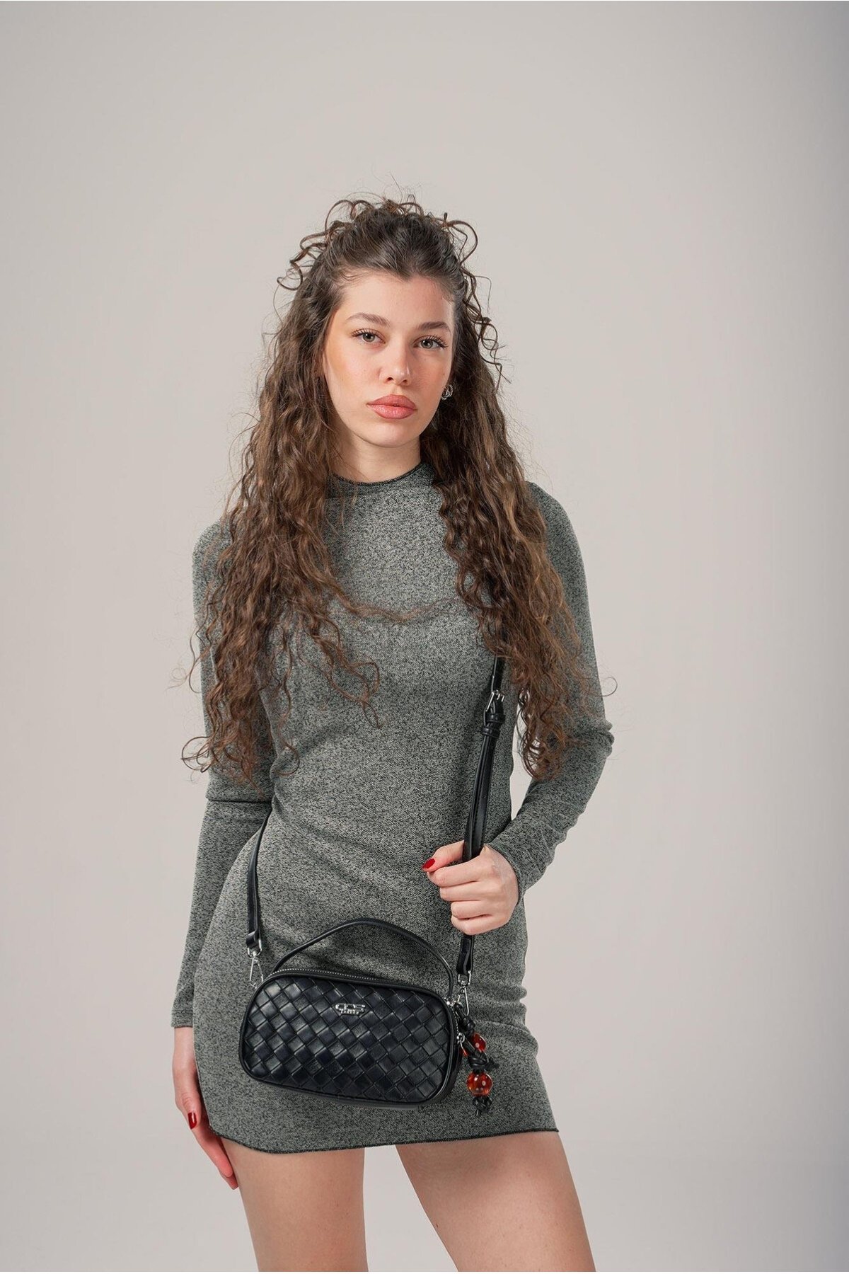 Siyah Kadın Omuz Çantası Ccs London 17830