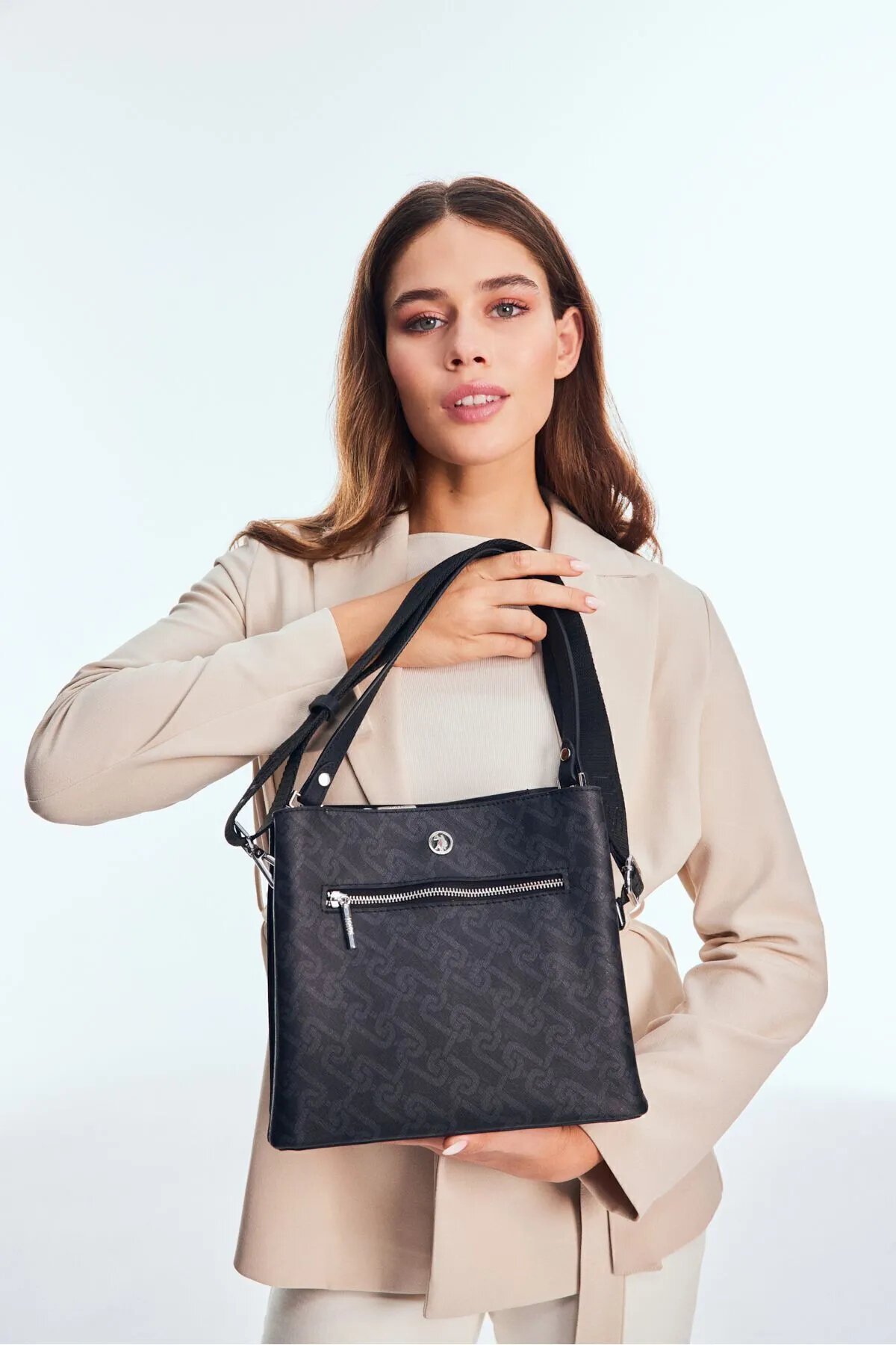 Siyah  Kadın Omuz Çantası US24529 Çanta