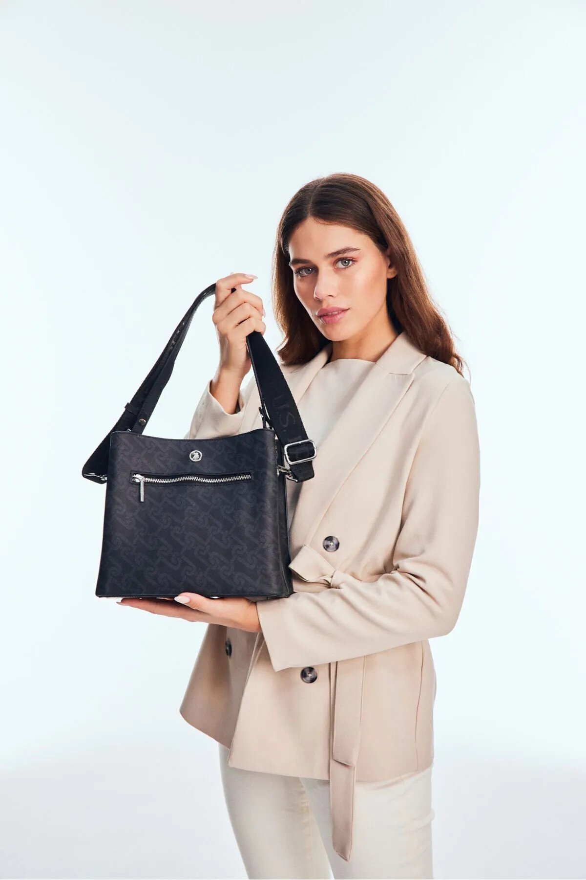 Siyah  Kadın Omuz Çantası US24529 Çanta