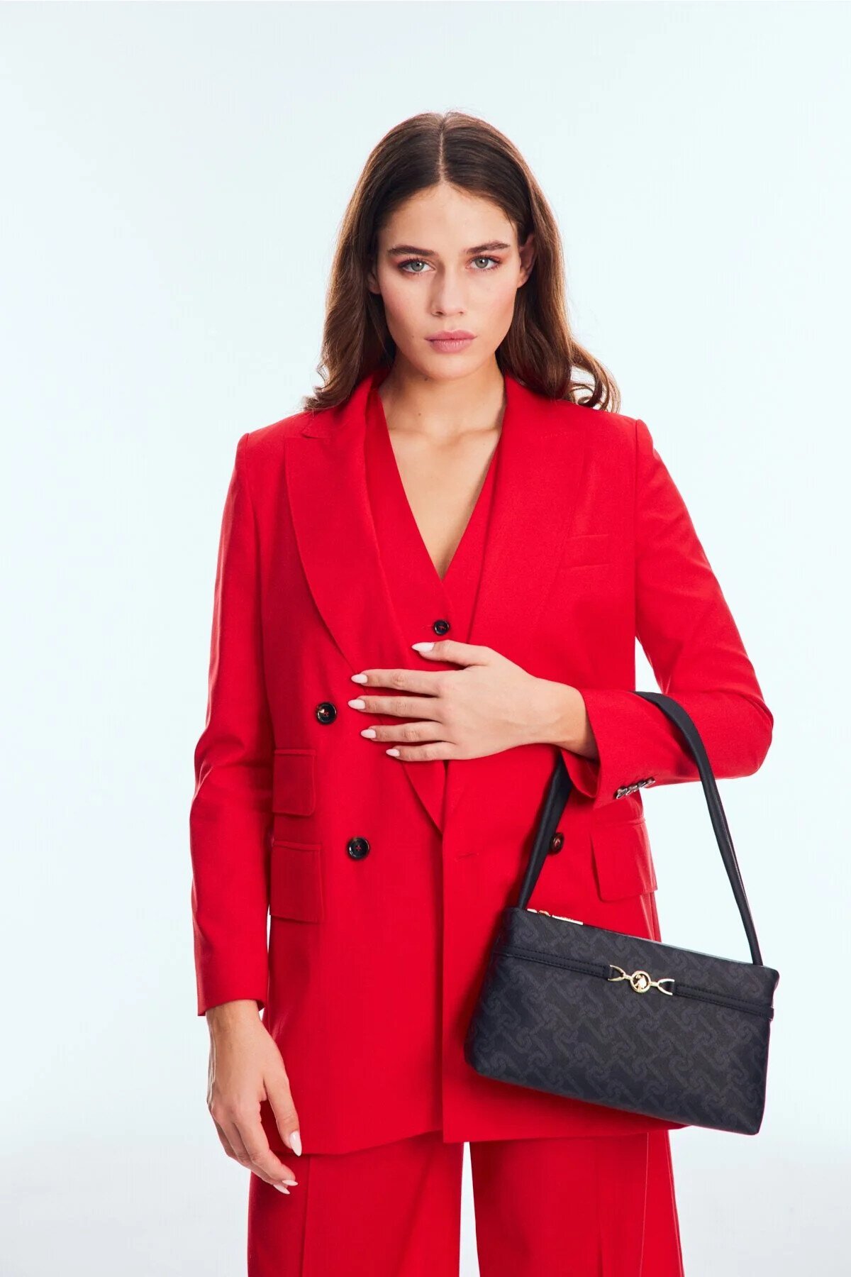 Siyah  Kadın Omuz Çantası US25101 Çanta