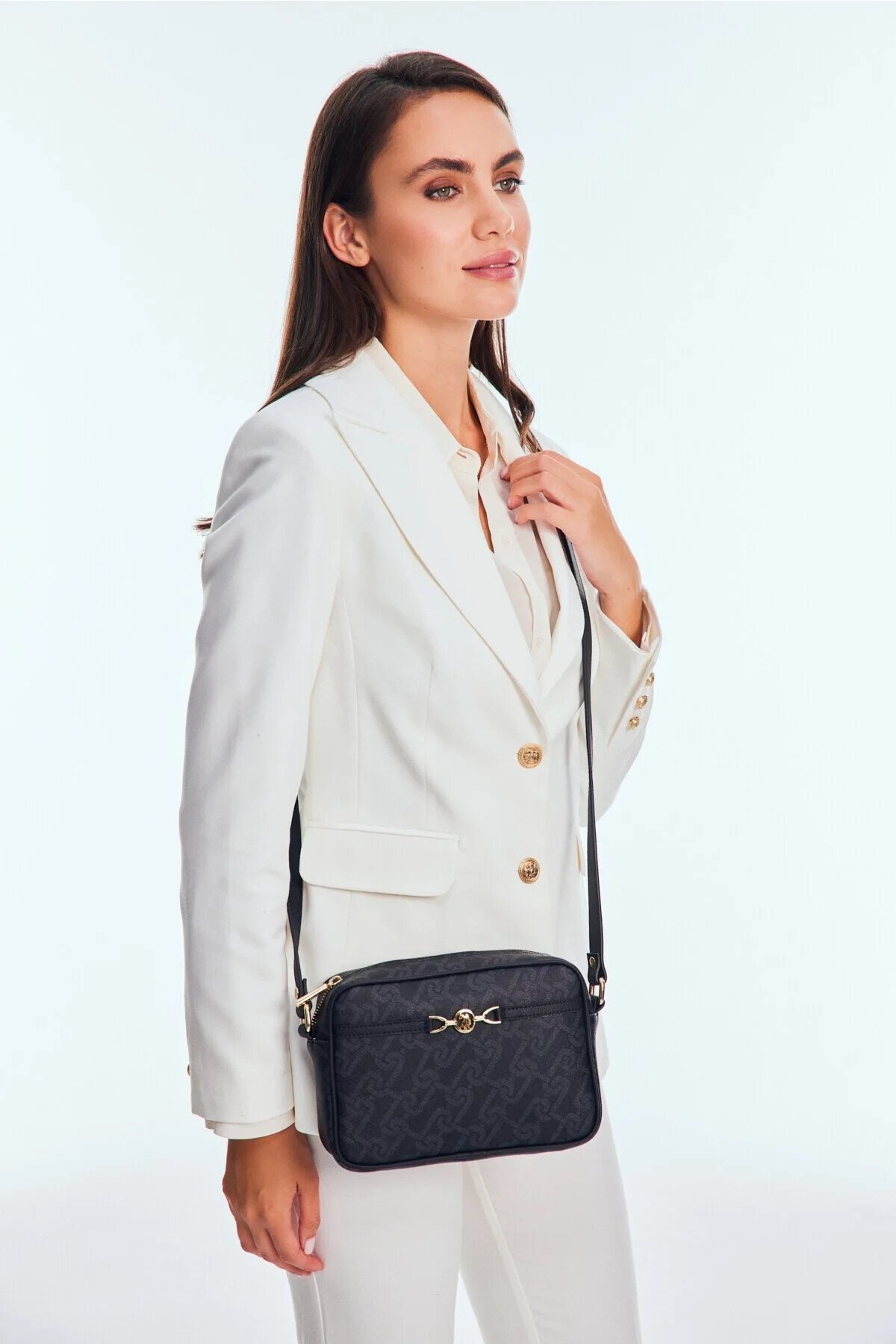 Siyah  Kadın Omuz Çantası US25103 Çanta