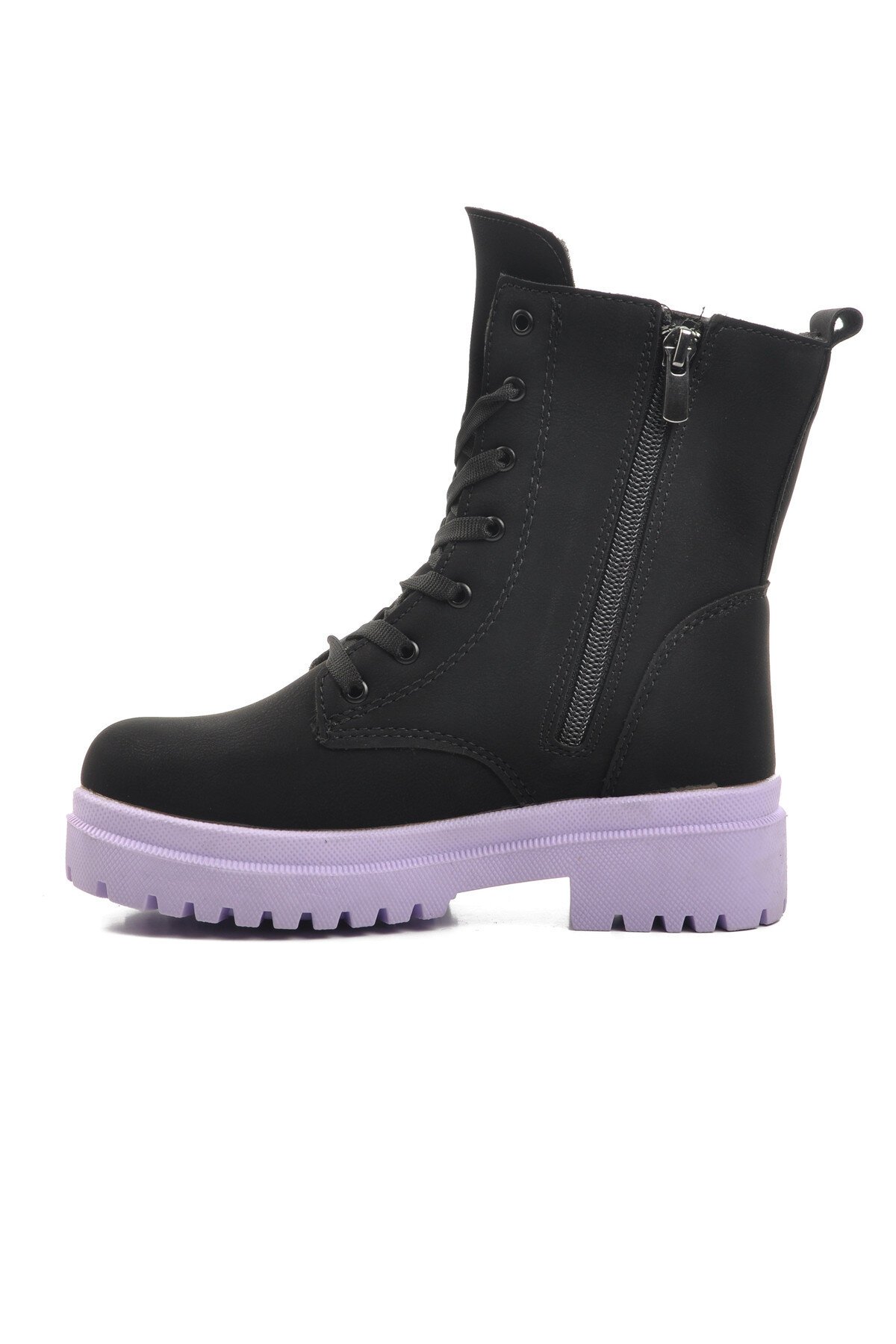 Siyah-Lila Çocuk Bot Leonis F