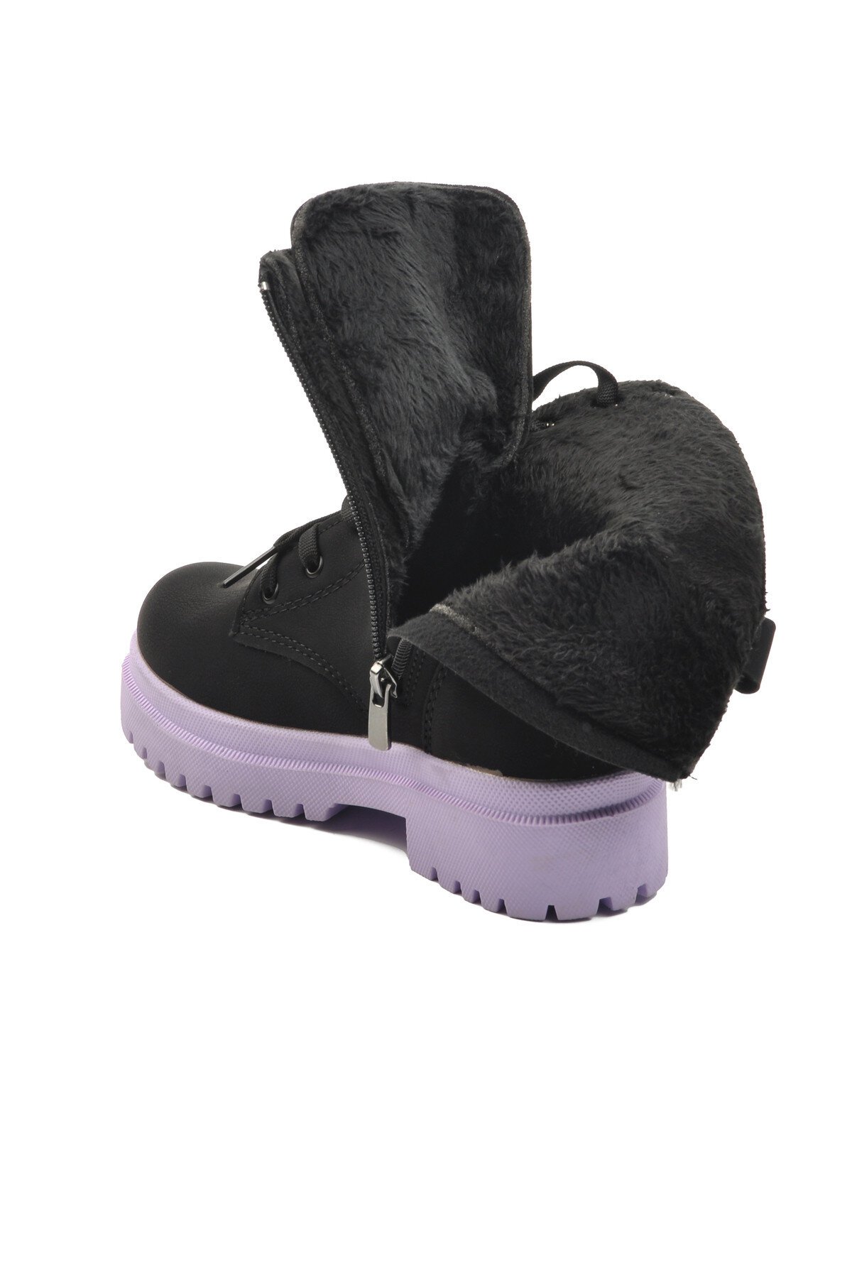 Siyah-Lila Çocuk Bot Leonis F