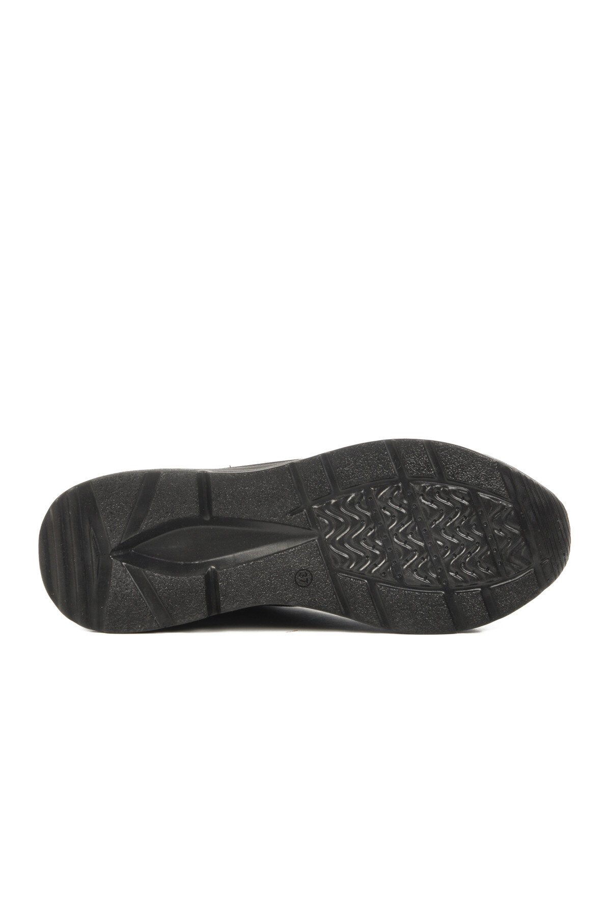 Siyah Nubuk Fileli Kadın Spor Ayakkabı 2420 G