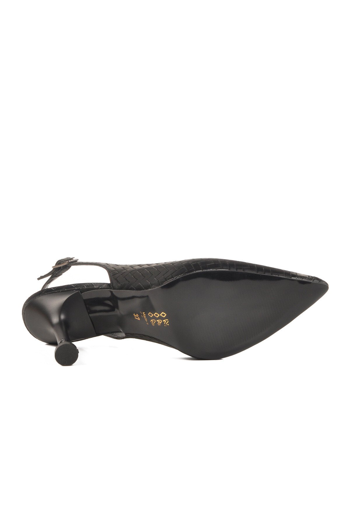 Siyah Kadın Abiye Ayakkabı PC-54539 Z