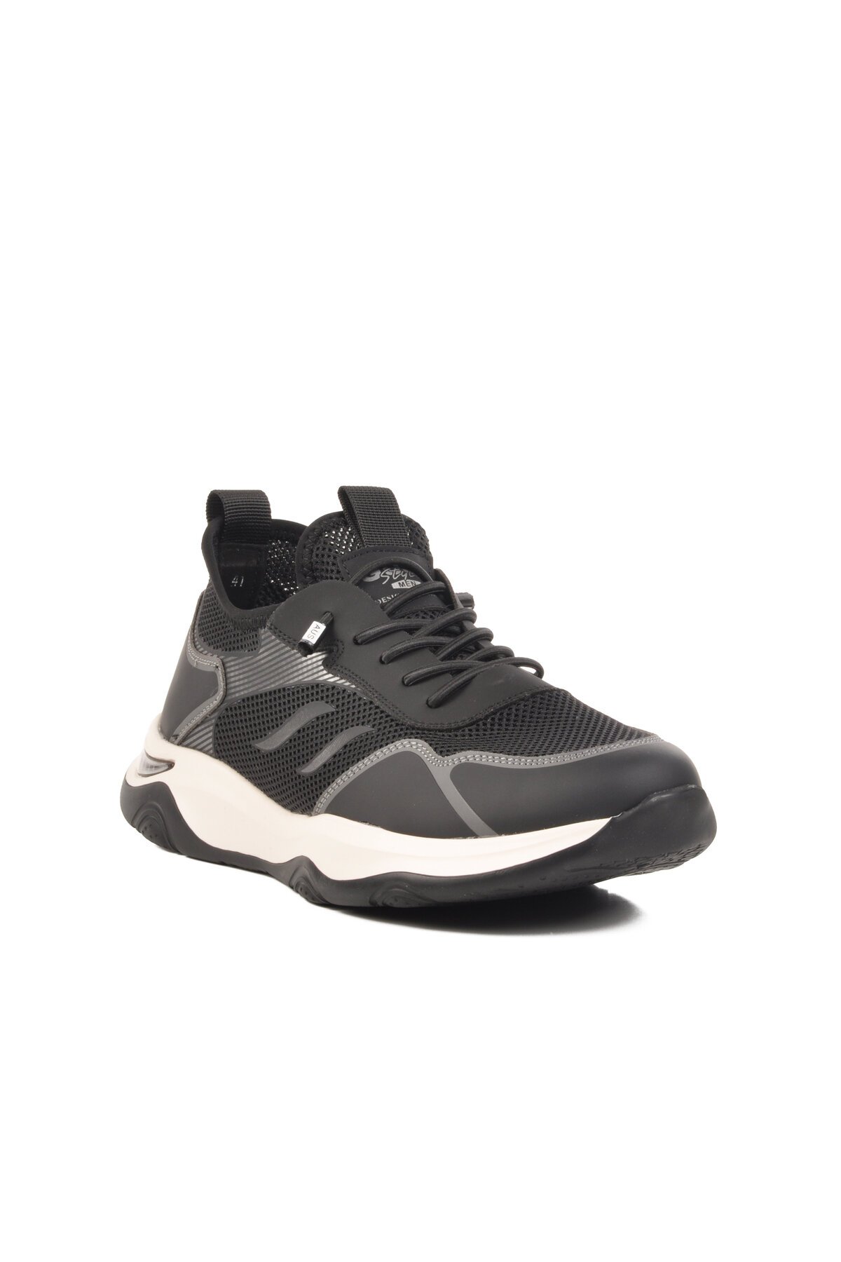Siyah Fileli Erkek Spor Ayakkabı 25Y522 M
