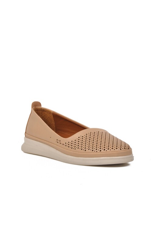 Ayakmod Bej Kadın Günlük Ayakkabı